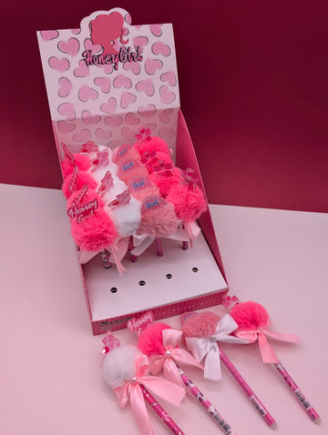 HONEY GIRL FLUFFY ERASABLE PEN