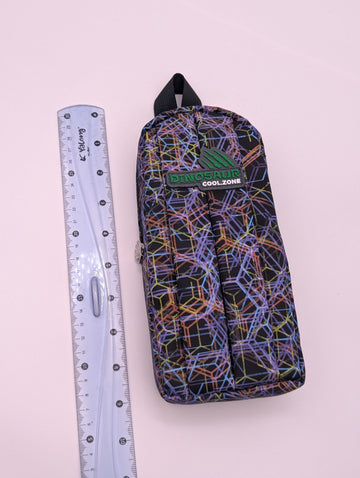 FUTURISTIC DINOSAUR PENCIL POUCHES