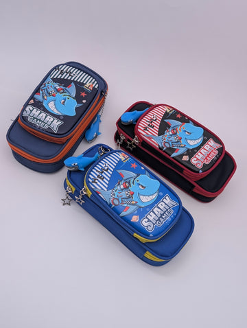 SHARK THEMED PENCIL CASES