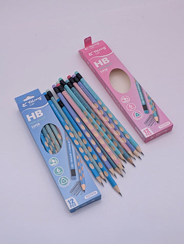 YALONG HB HOLE LEAD PENCIL 12PCS