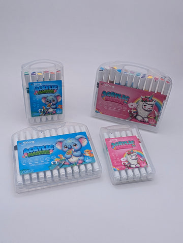 YALONG ACRYLIC MARKER 12/24PCS SET