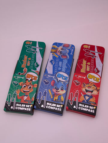 YALONG STATIONARY SET 9PCS