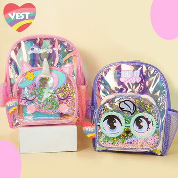 UNICORN & CATS GLITTER & HOLOGRAPHIC BAGS
