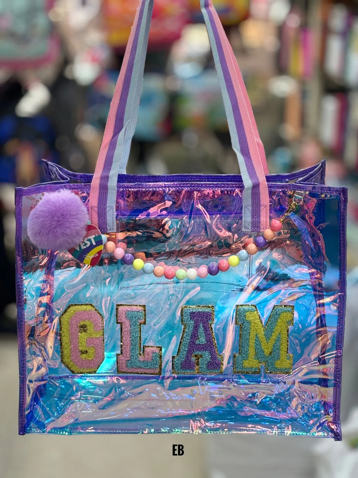 VEST HOLOGRAPHIC DECORATED CHILDREN'S TOTE BAGS