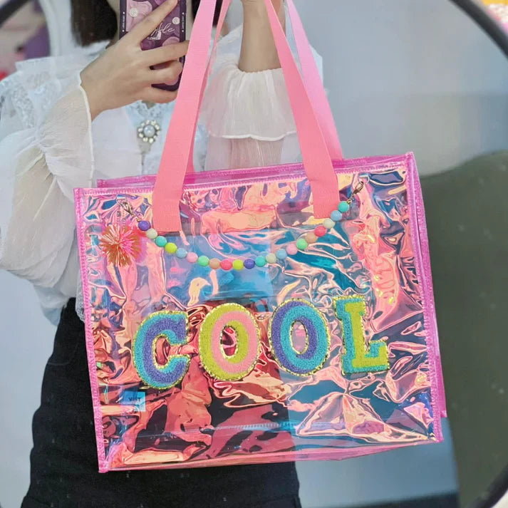 VEST HOLOGRAPHIC DECORATED CHILDREN'S TOTE BAGS