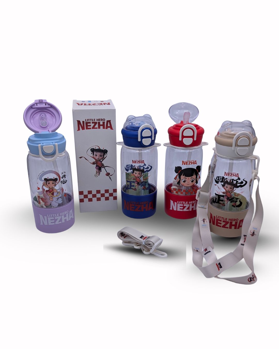 LITTLE HERO NEZHA WATER BOTTLES
