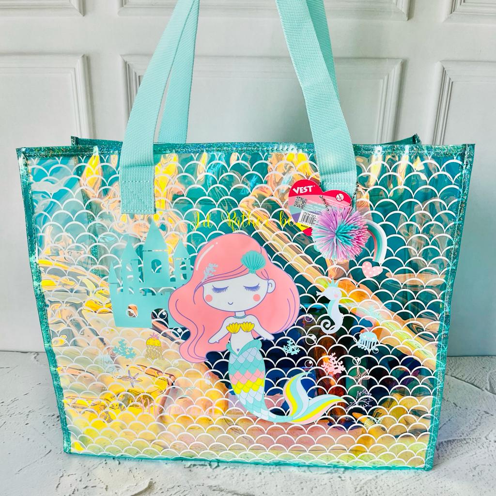 VEST HOLOGRAPHIC DECORATED CHILDREN'S TOTE BAGS