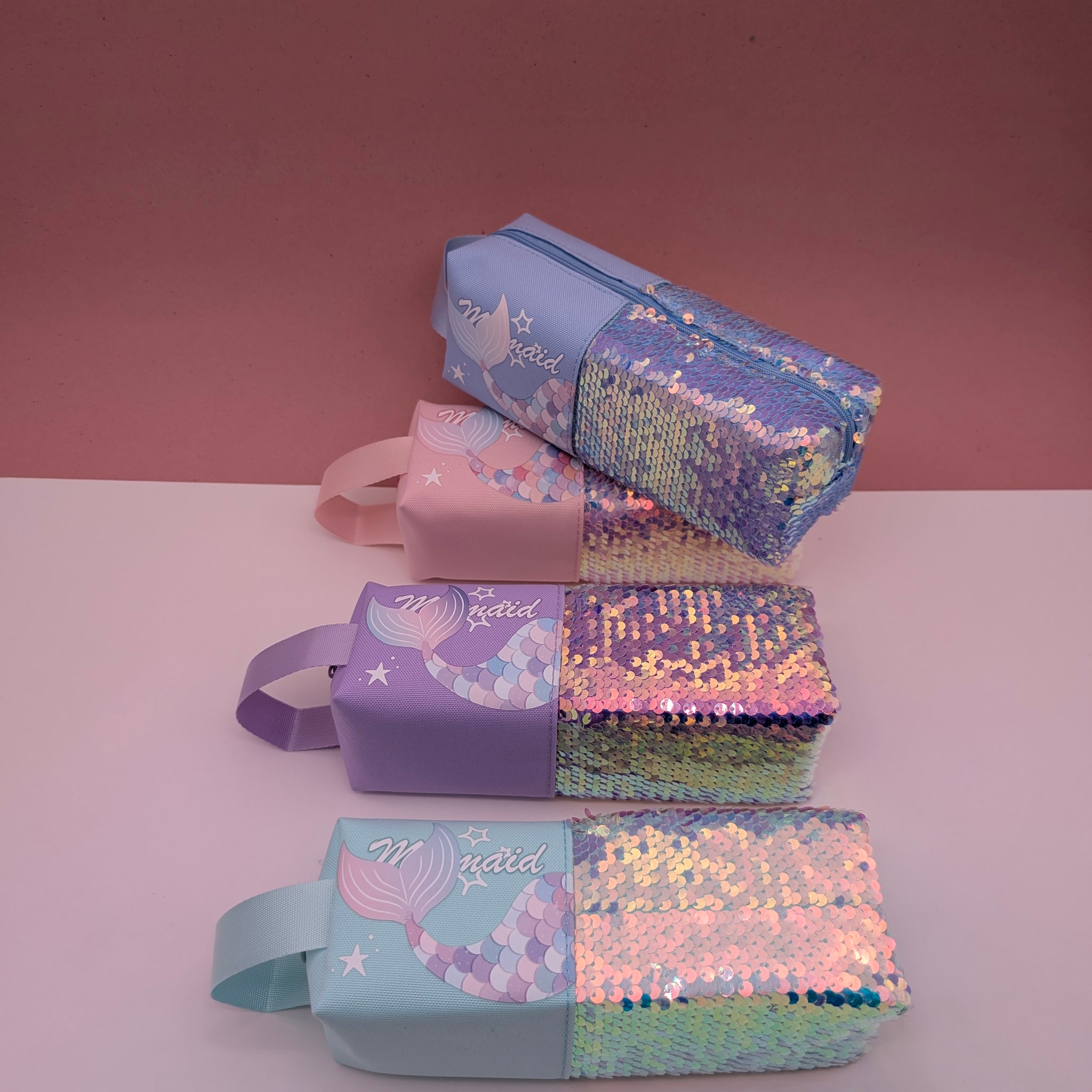 SPARKLE SEQUIN MERMAID PENCIL ORGANIZERS