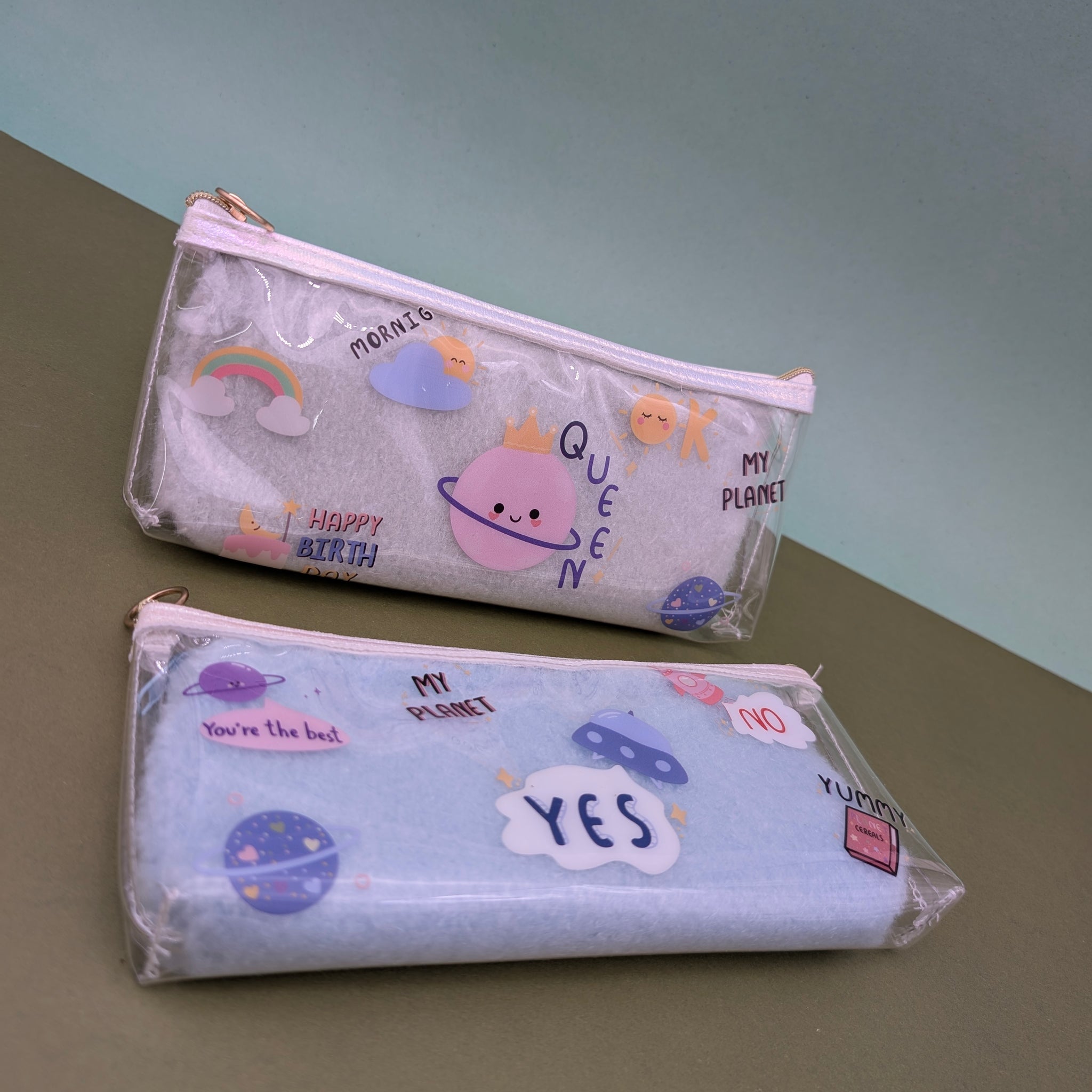 DREAM PLANET CLEAR PENCIL CASE
