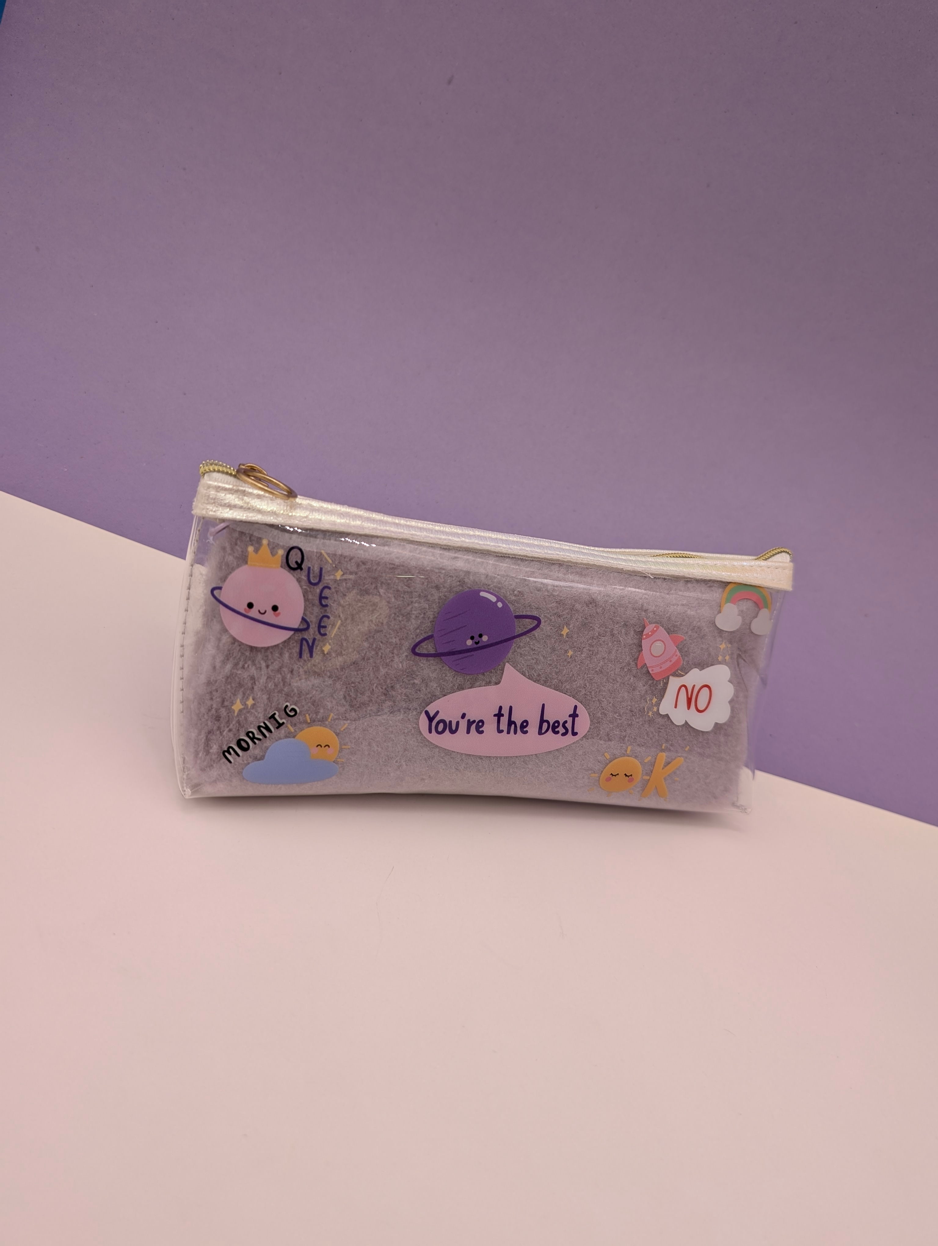 DREAM PLANET CLEAR PENCIL CASE