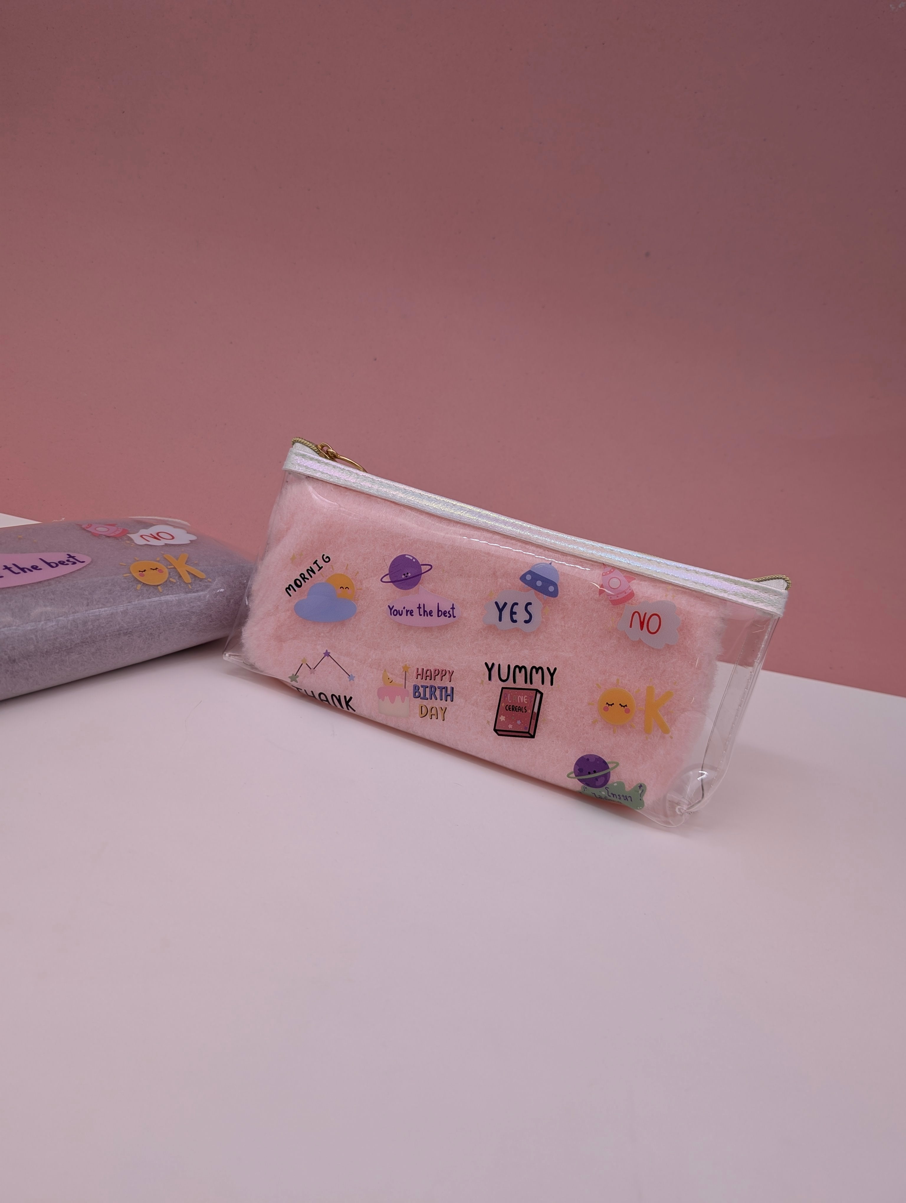 DREAM PLANET CLEAR PENCIL CASE