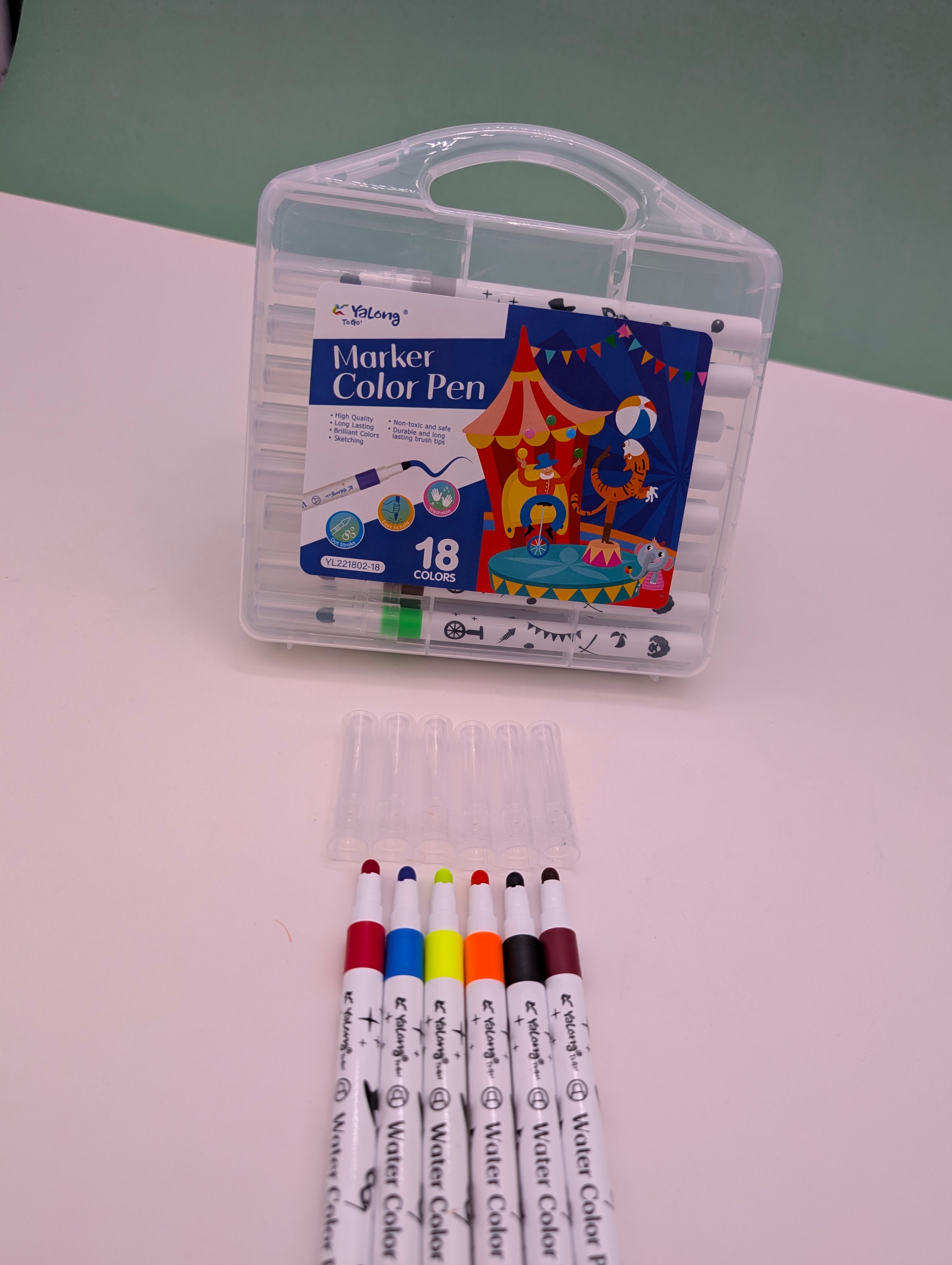 YALONG 18 COLOUR MARKER SET