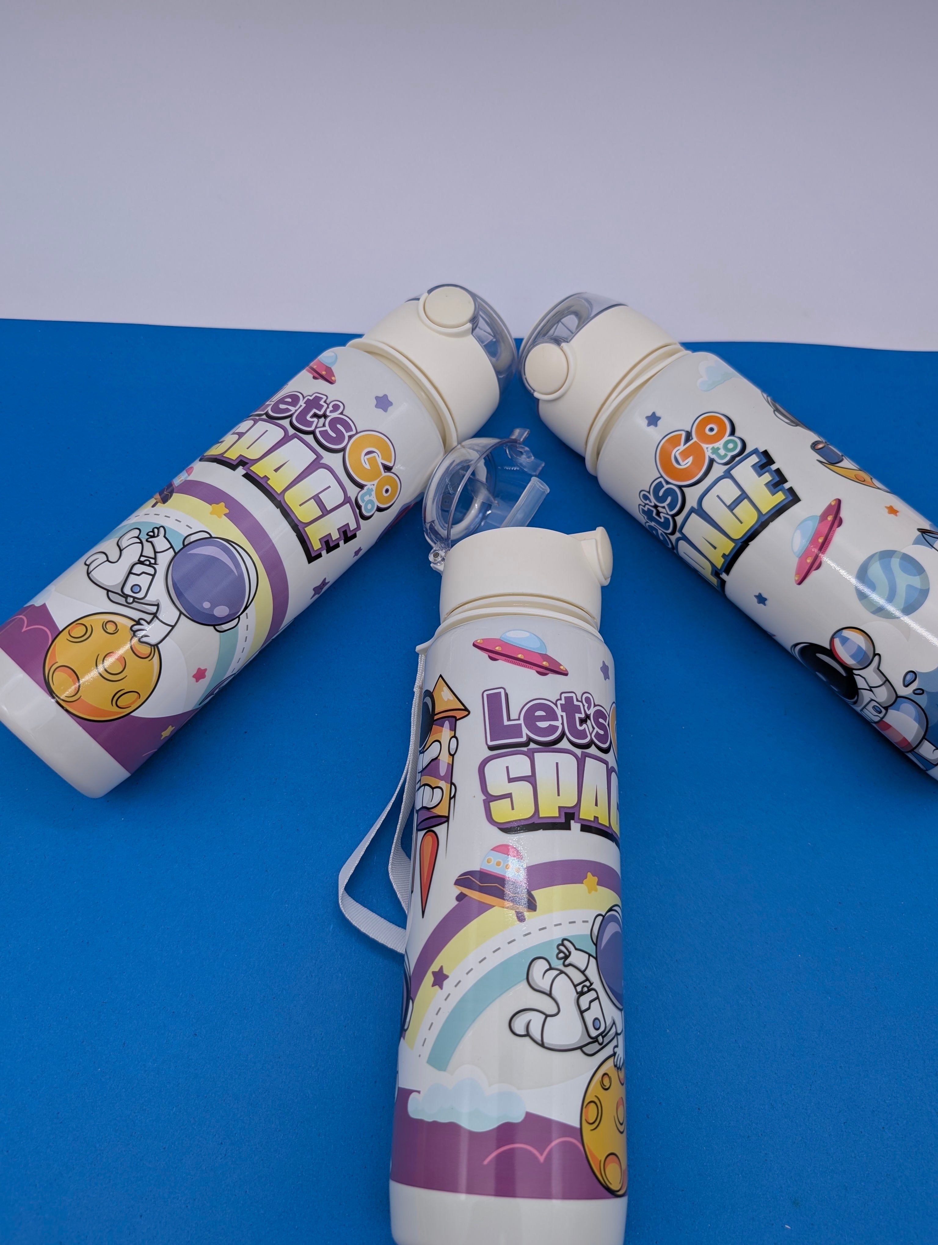 SPACE THEMED SCHOOL WATER BOTTLES