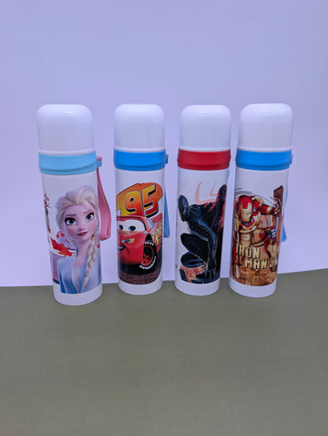 CHARACTER THEMED STAINLESS STEEL THERMOSES