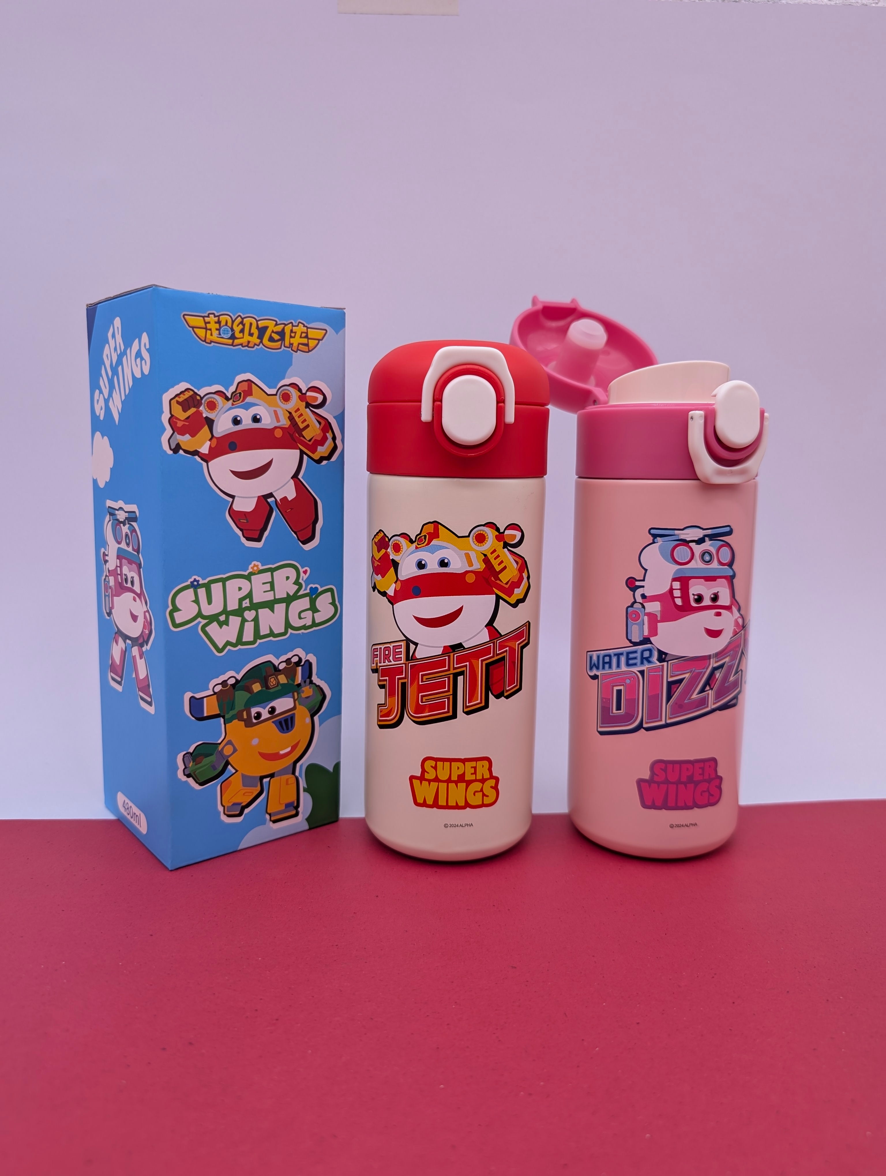 SUPER WINGS CHARACTER THERMOS BOTTLES
