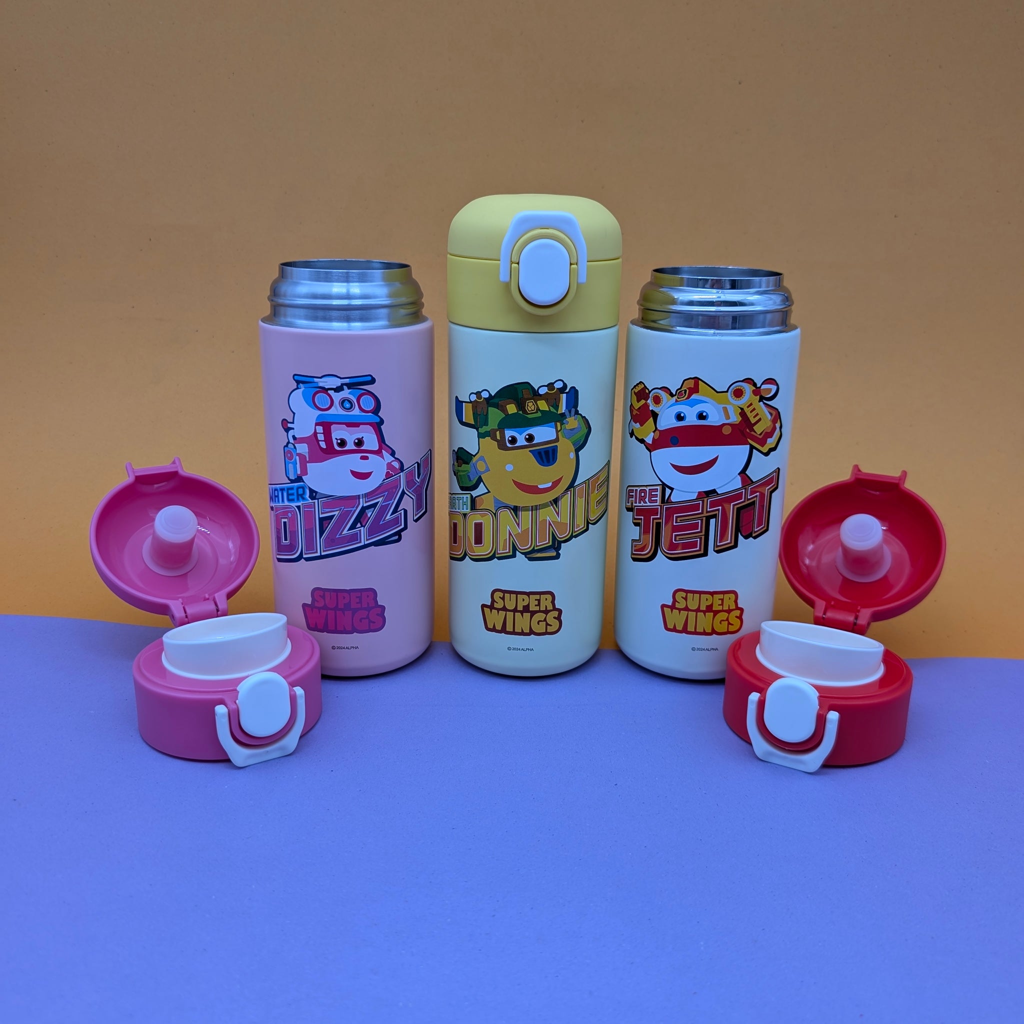 SUPER WINGS CHARACTER THERMOS BOTTLES