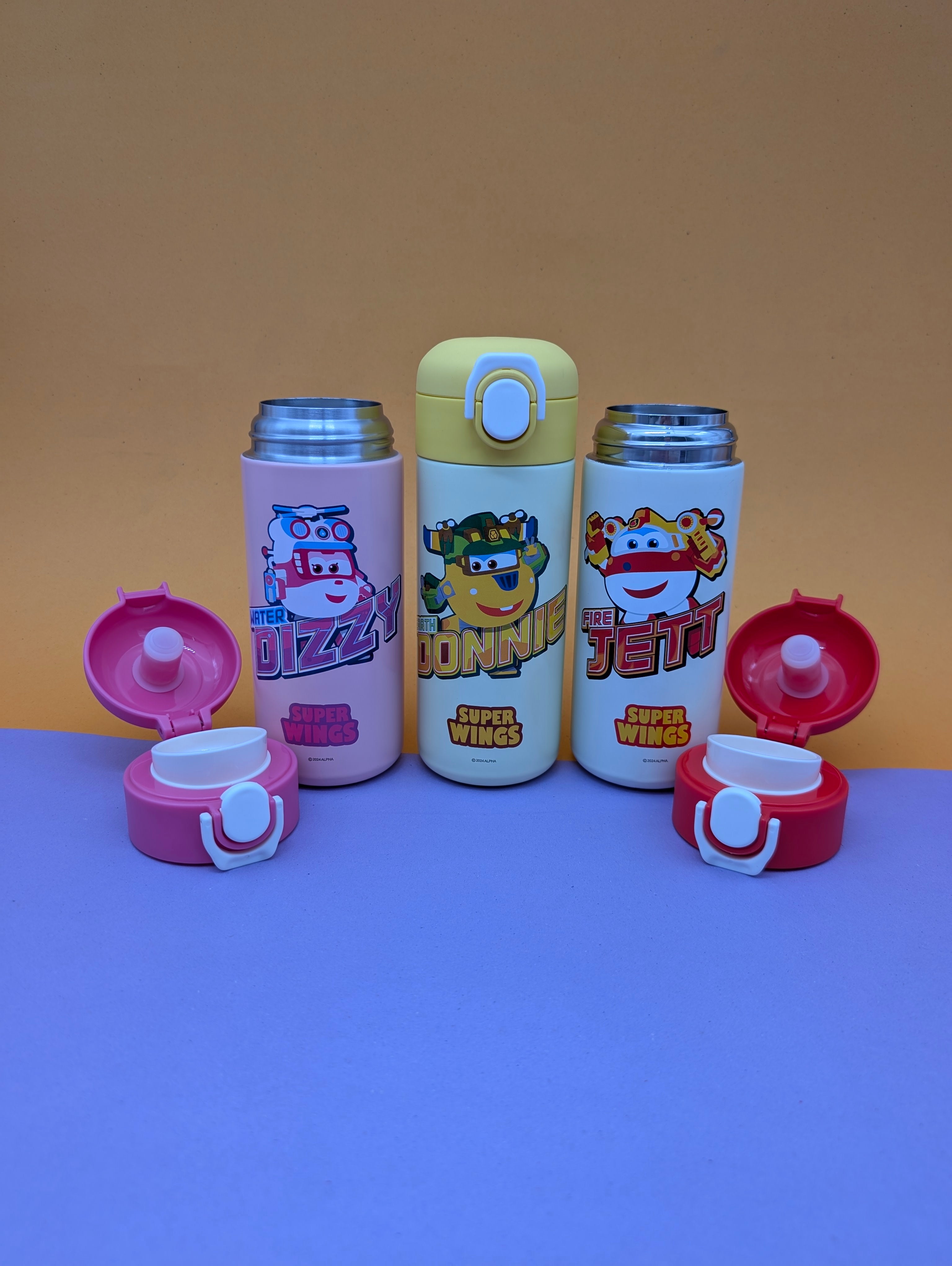 SUPER WINGS CHARACTER THERMOS BOTTLES