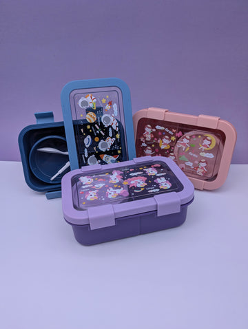 UNICORN/SPACE/CUTE DOLL LUNCH BOXES