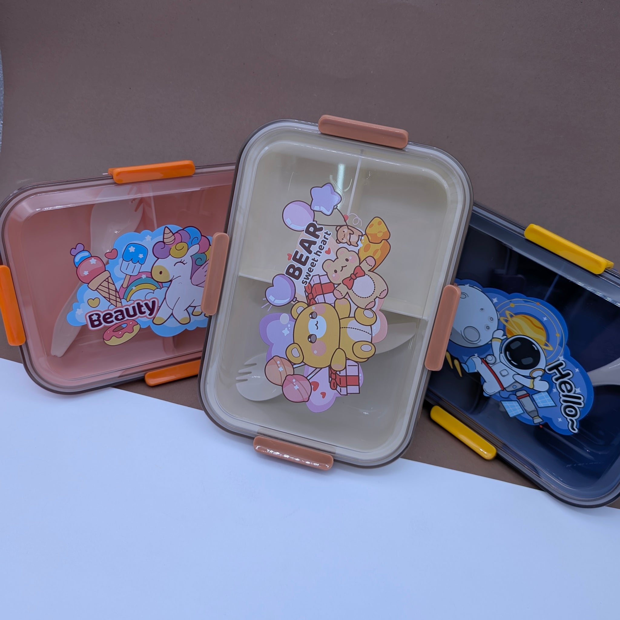 CARTOON THEMED LLUNCH BOXES