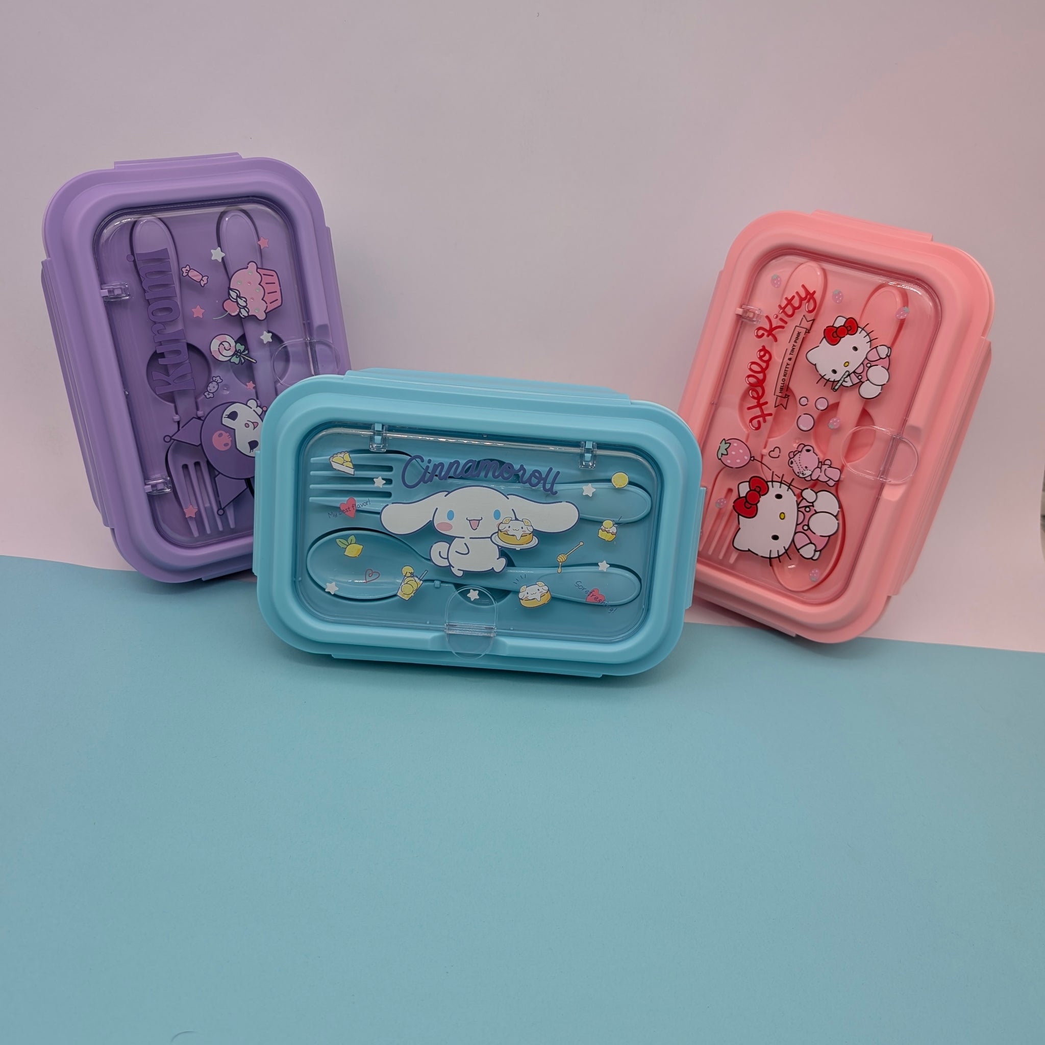 SANRIO CHARACTER LUNCHBOX WITH UTENSILS