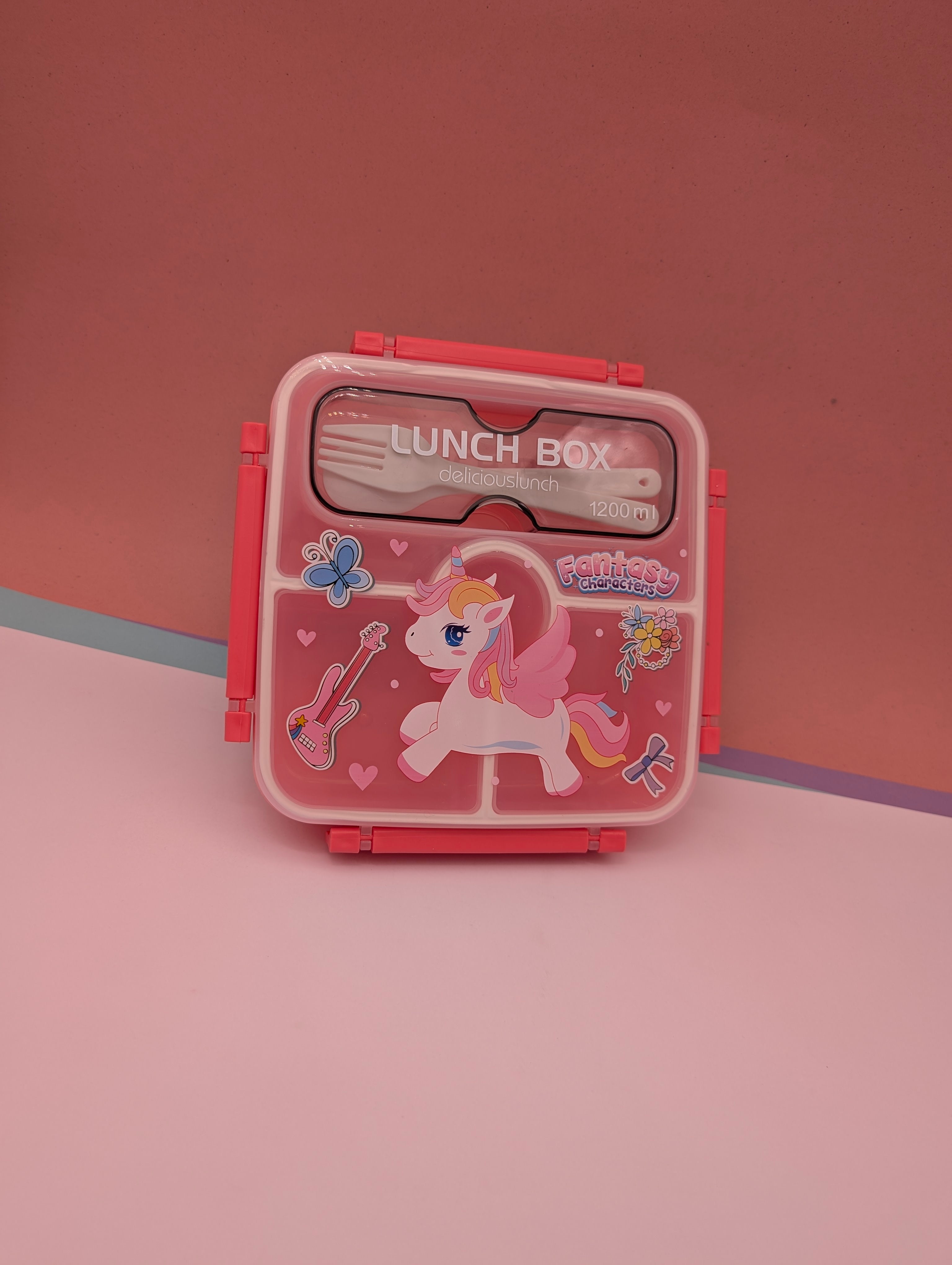CARTOON THEMED DIVIDED LUNCH BOXES