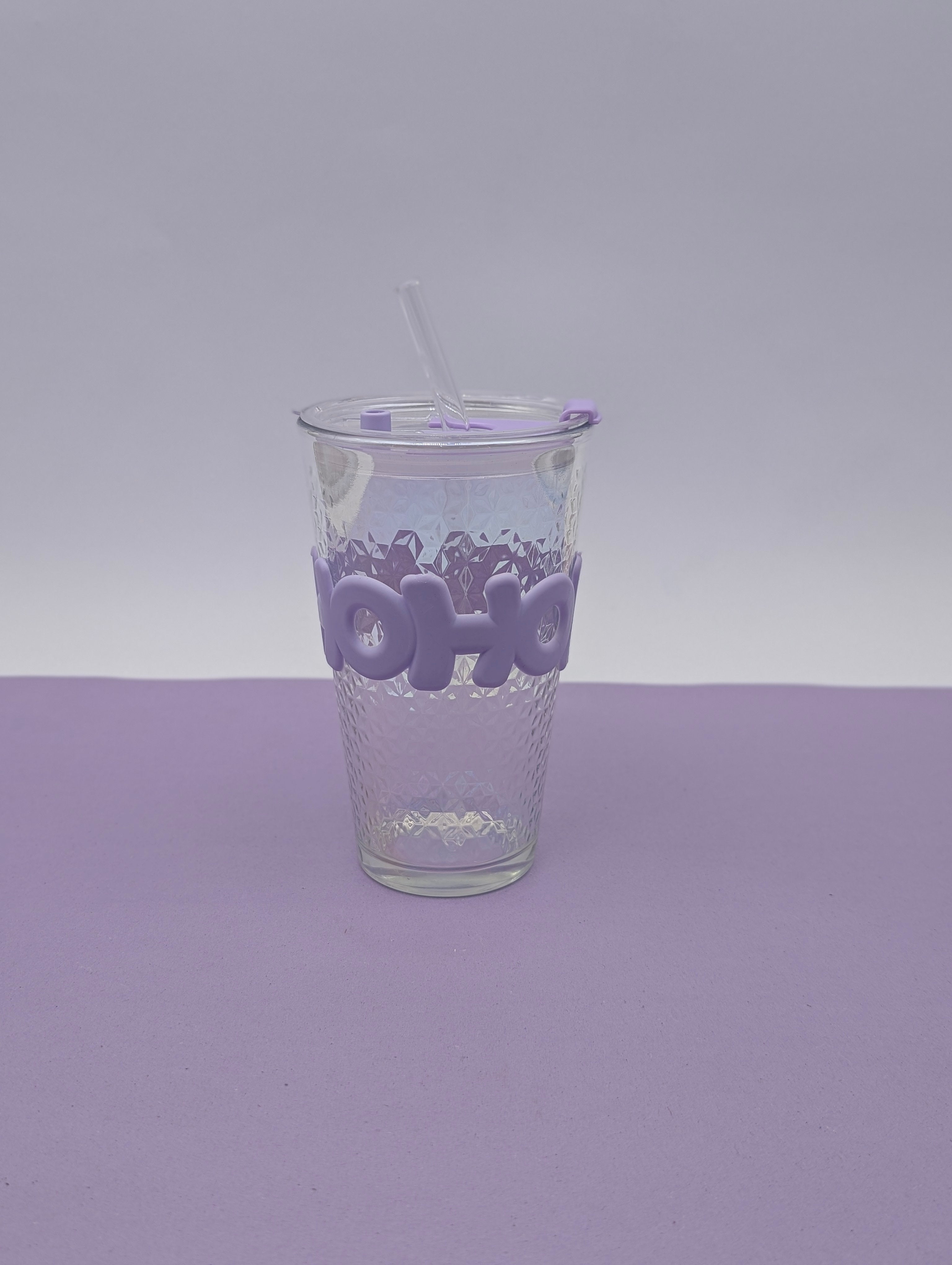 RAINBOW SHADES DOUBLE DRINK GLASS CUP