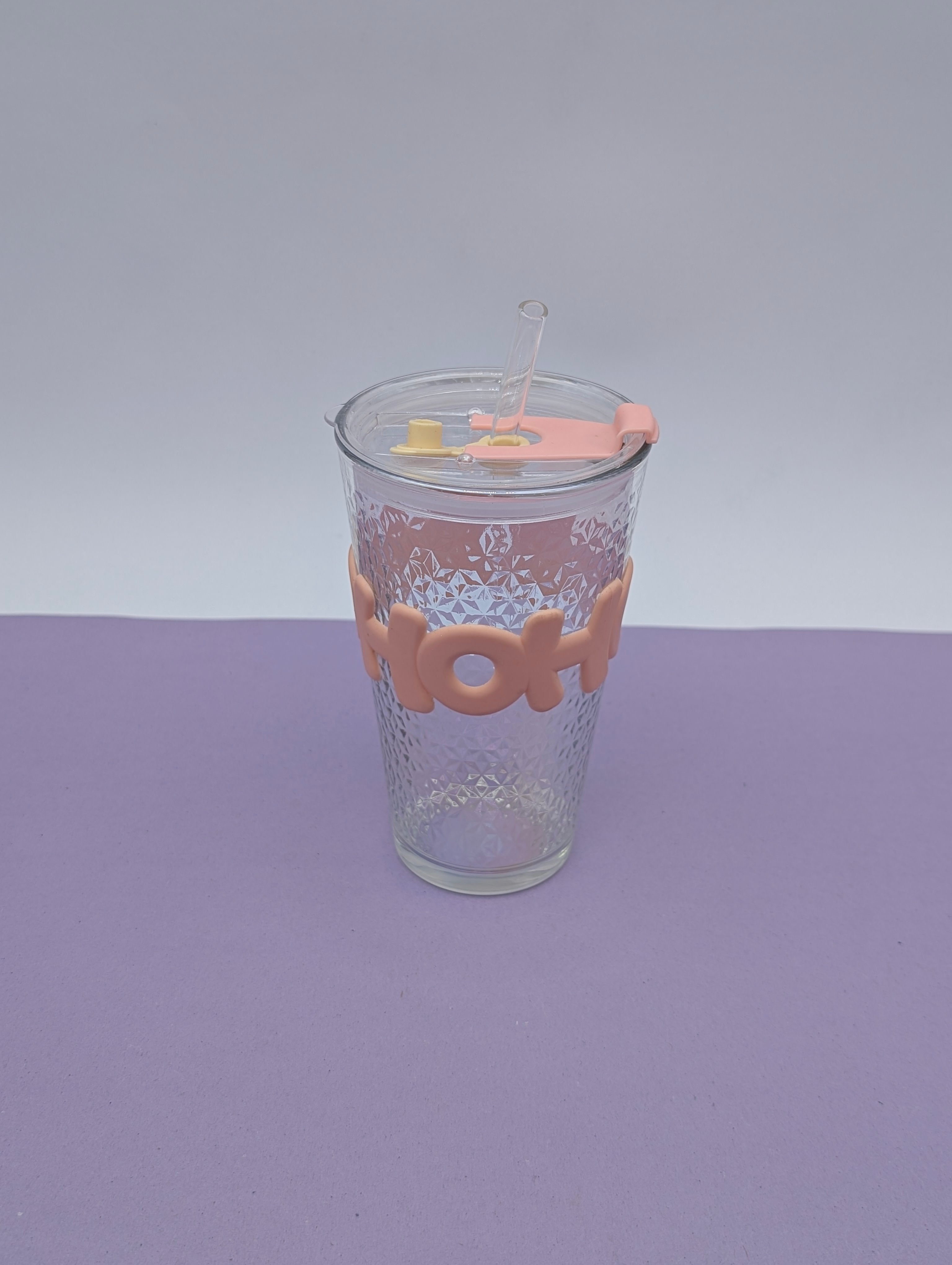 RAINBOW SHADES DOUBLE DRINK GLASS CUP