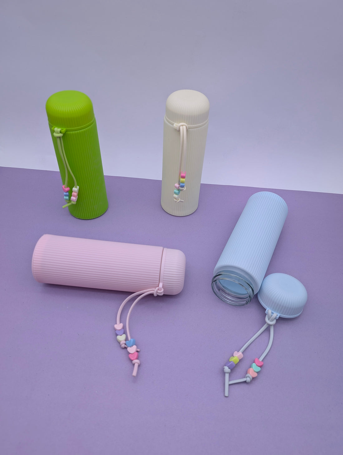 PASTEL DREAM SILICONE GLASS BOTTLES