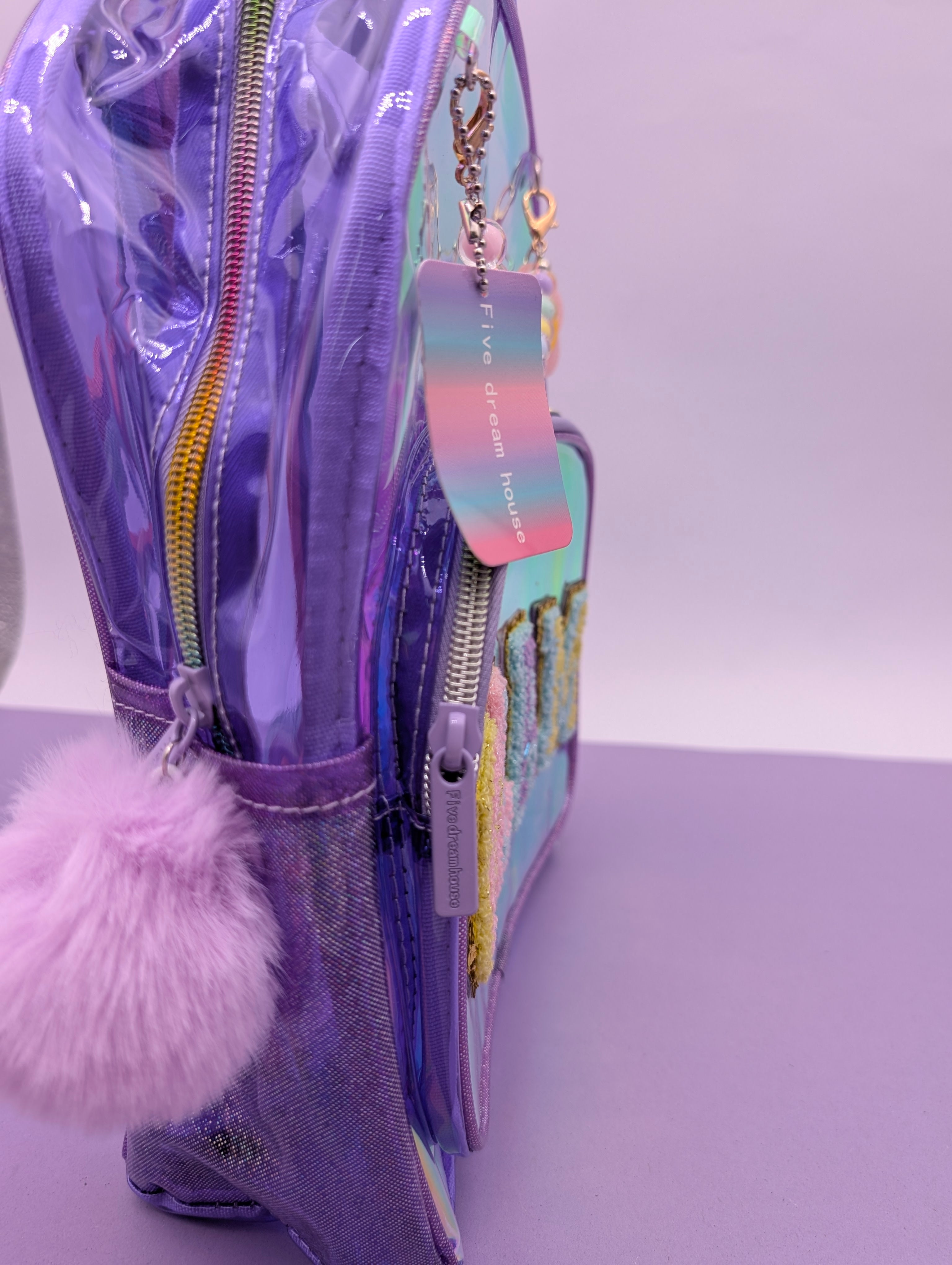 VEST HOLOGRAPHIC BAGS GLAM,COOL,LUCK