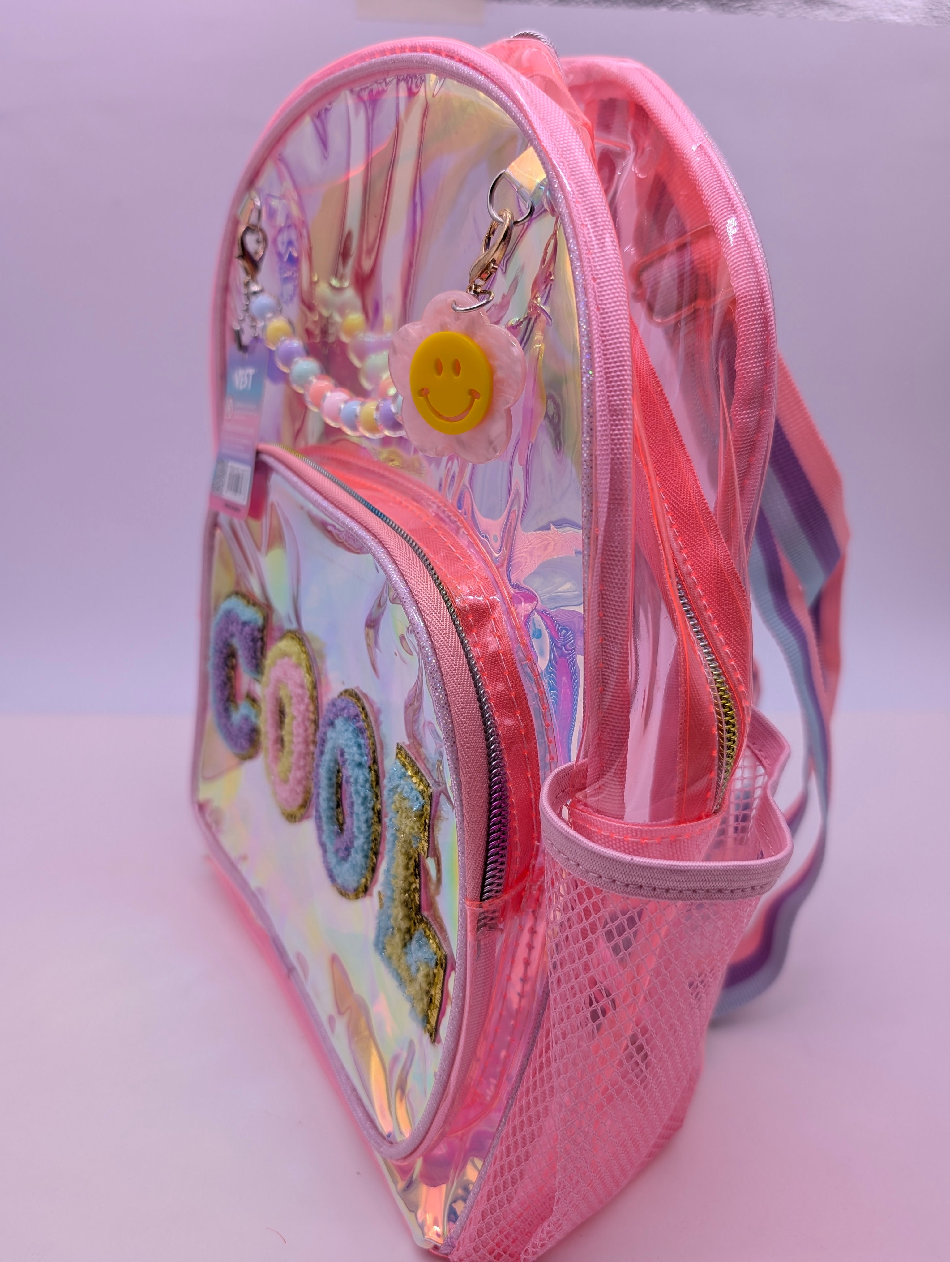 VEST HOLOGRAPHIC BAGS GLAM,COOL,LUCK