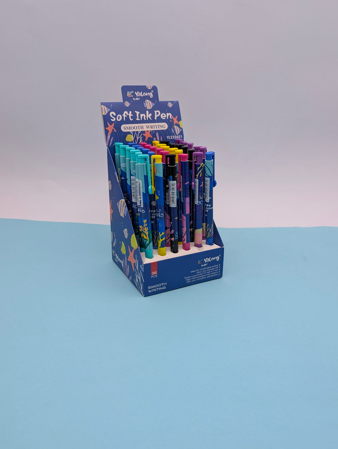 YALONG SOFT INK PEN 3PCS SET