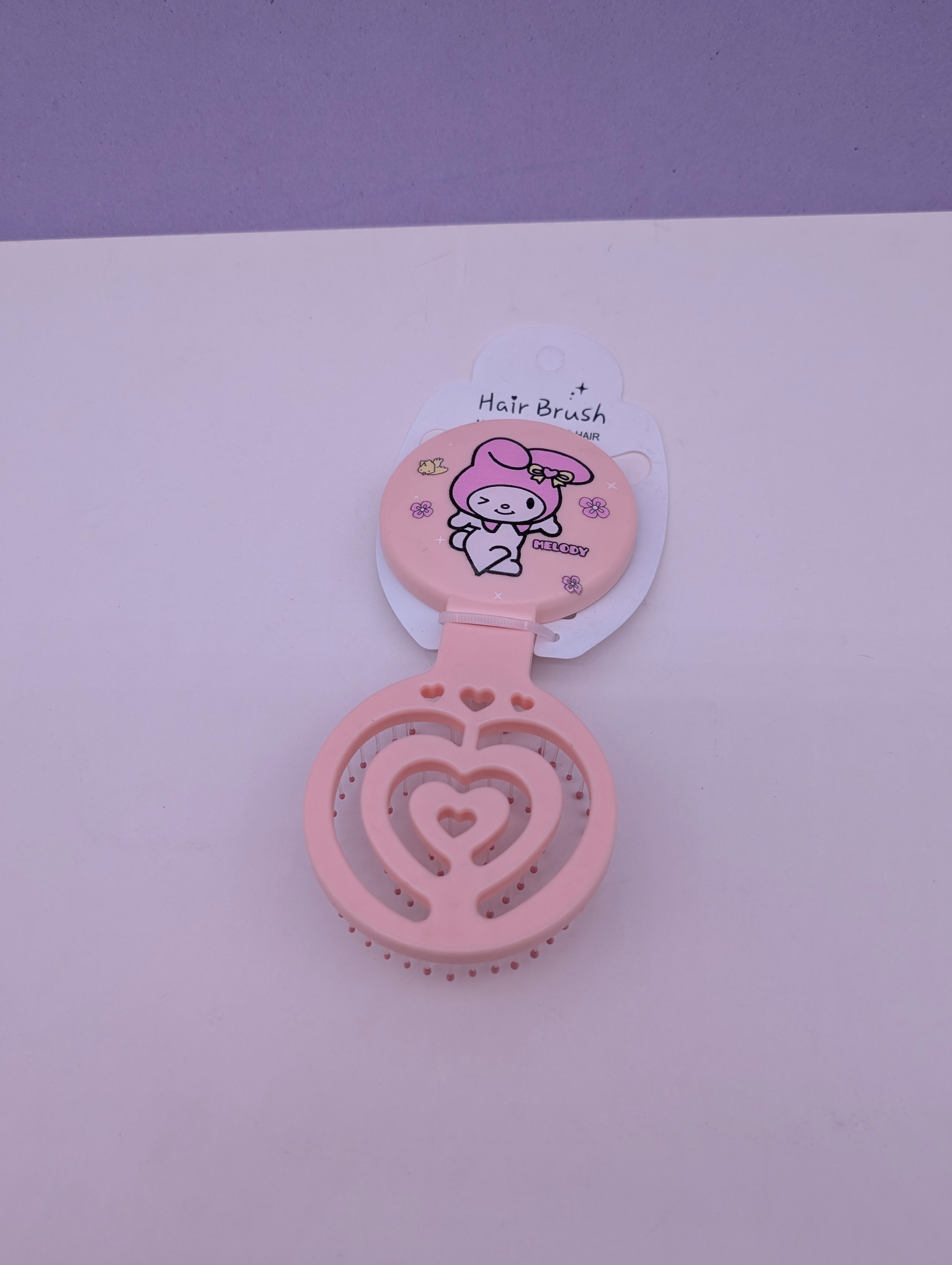 FOLDABLE HEART SHAPE KID HAIR COMB