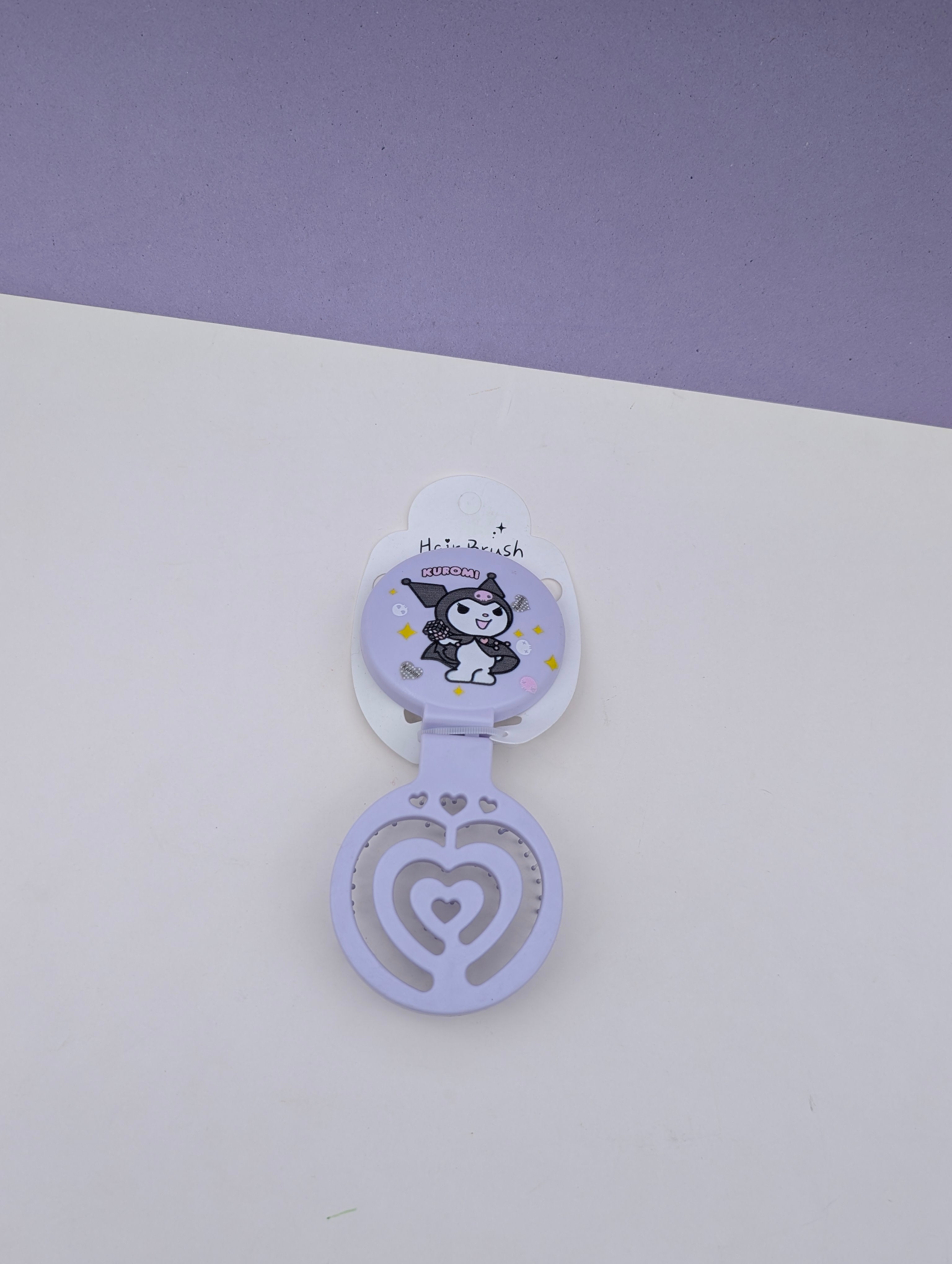 FOLDABLE HEART SHAPE KID HAIR COMB