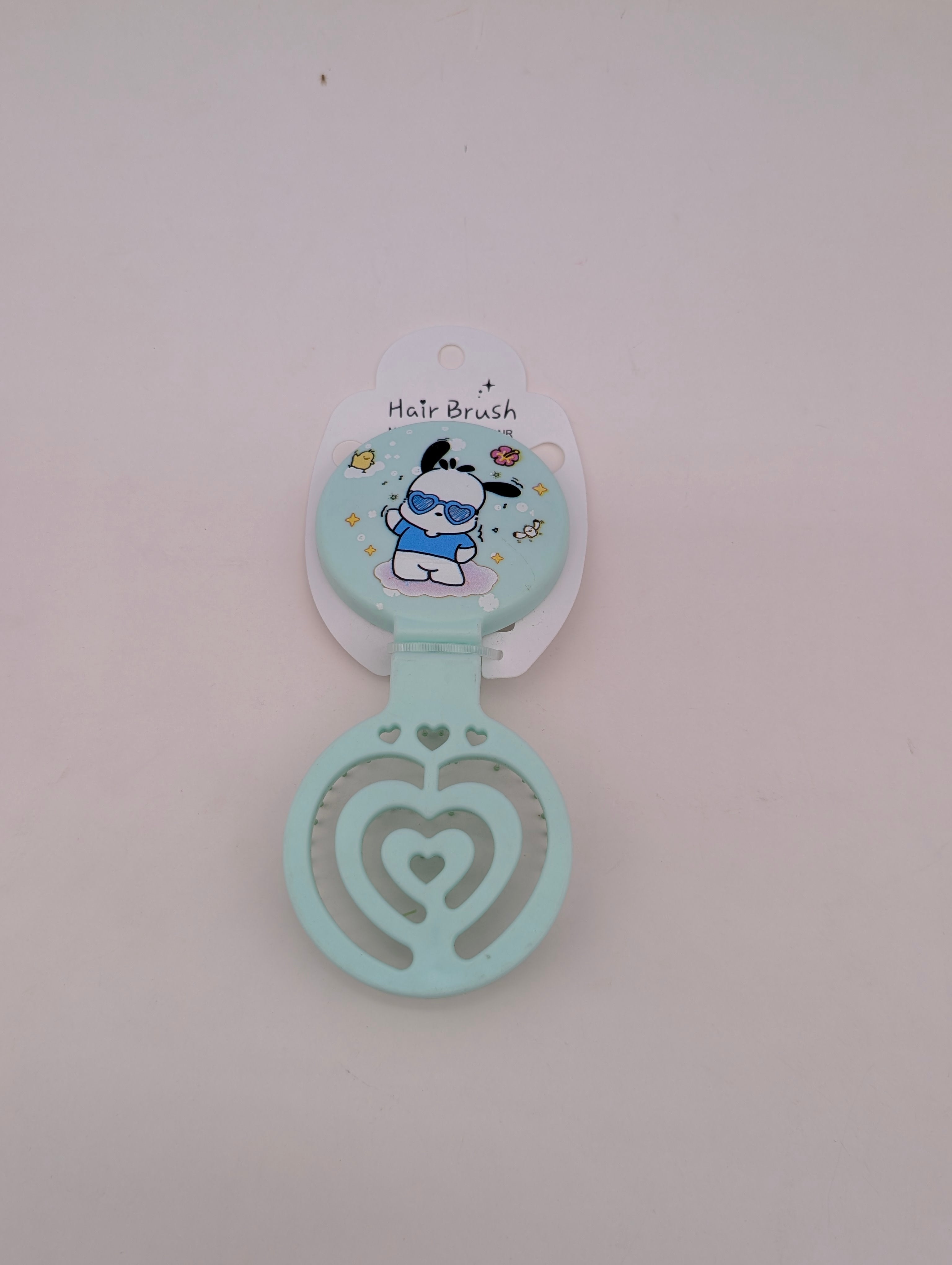 FOLDABLE HEART SHAPE KID HAIR COMB