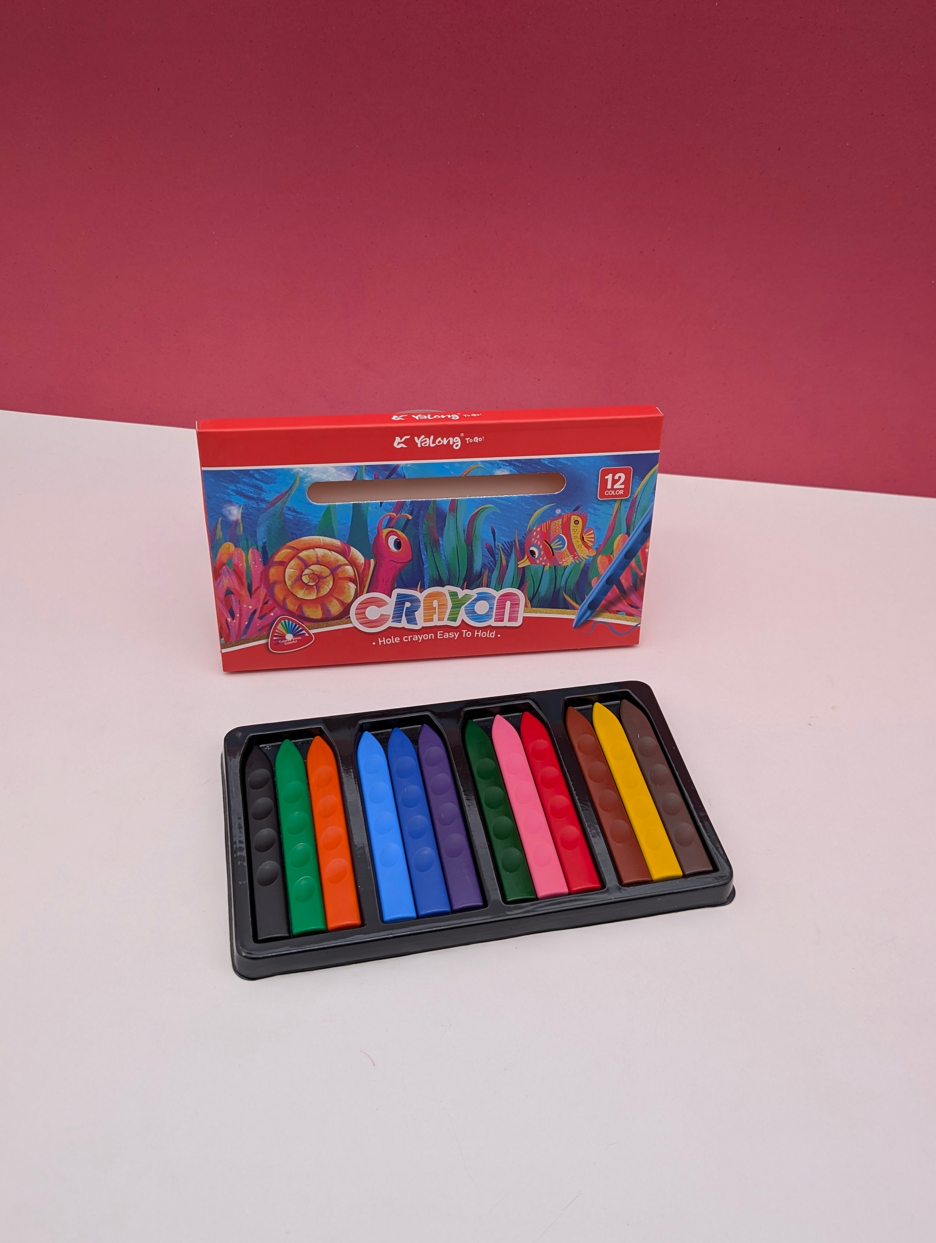 YALONG CRAYON SET 12 COLOUR