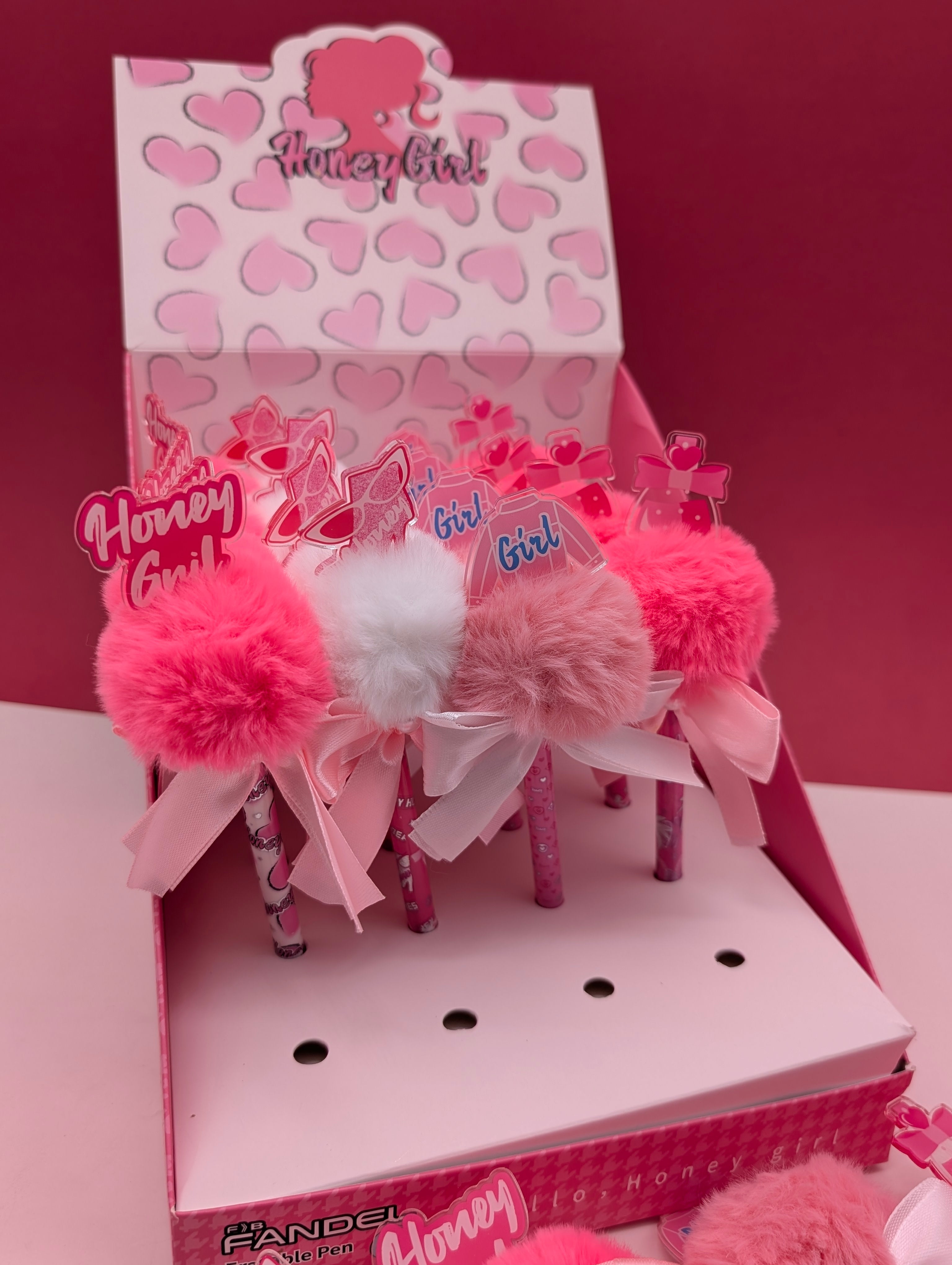 HONEY GIRL FLUFFY ERASABLE PEN