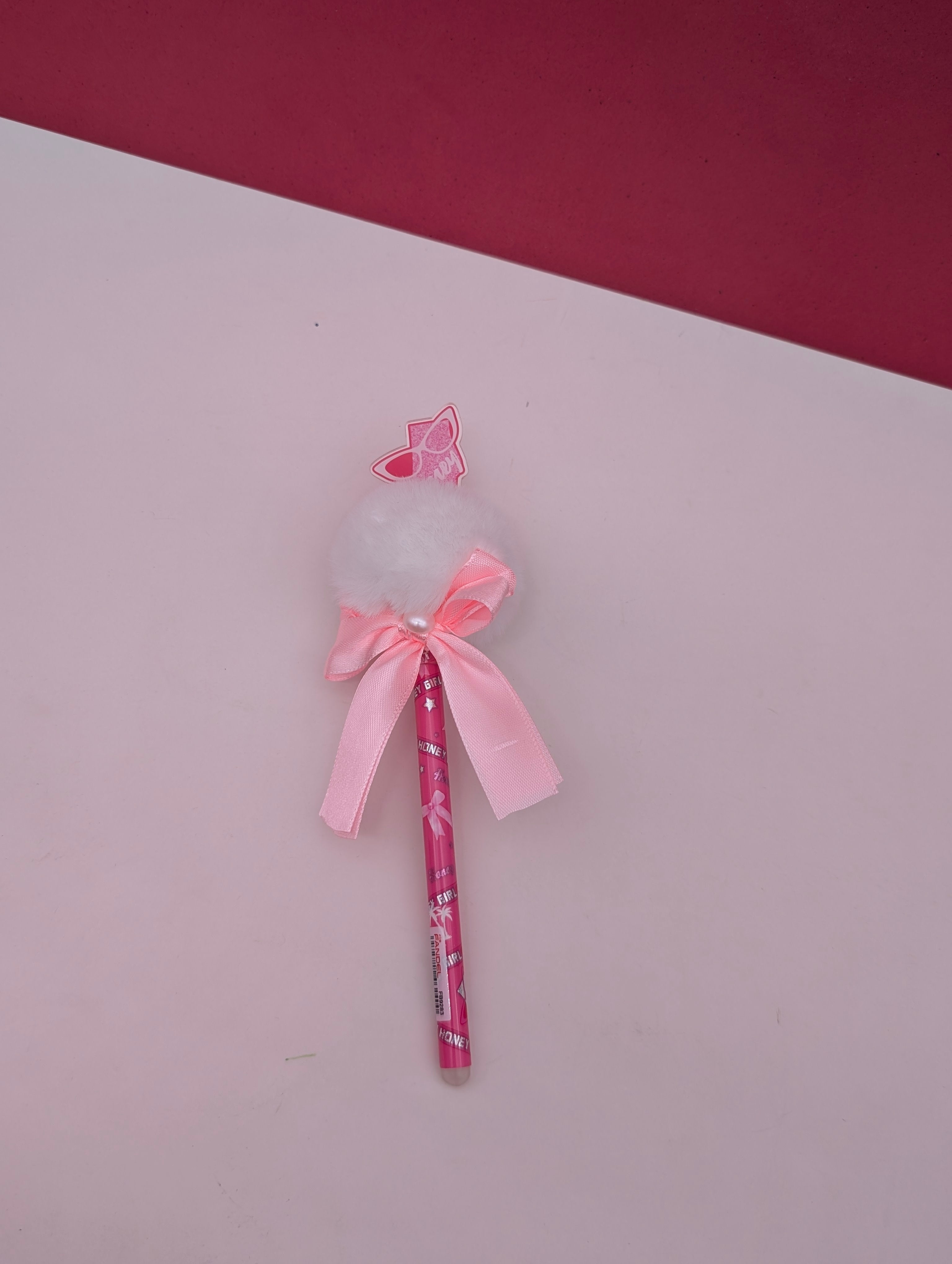 HONEY GIRL FLUFFY ERASABLE PEN