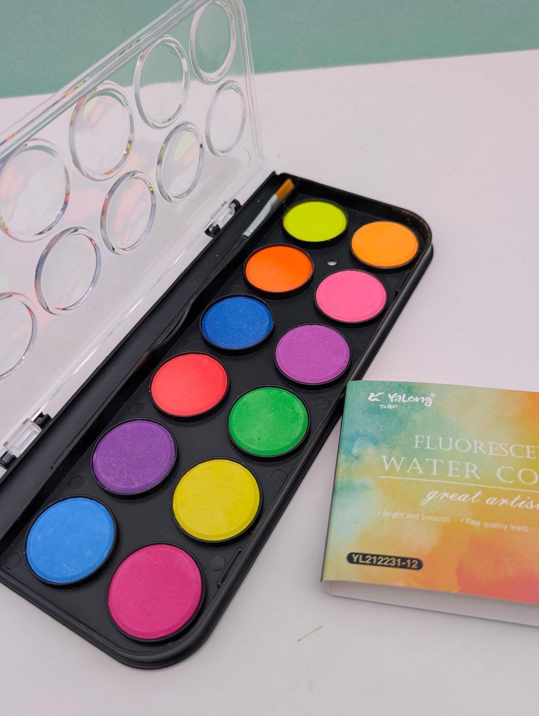 YALONG WATER-COLOUR NEON-COLOUR SET 12C