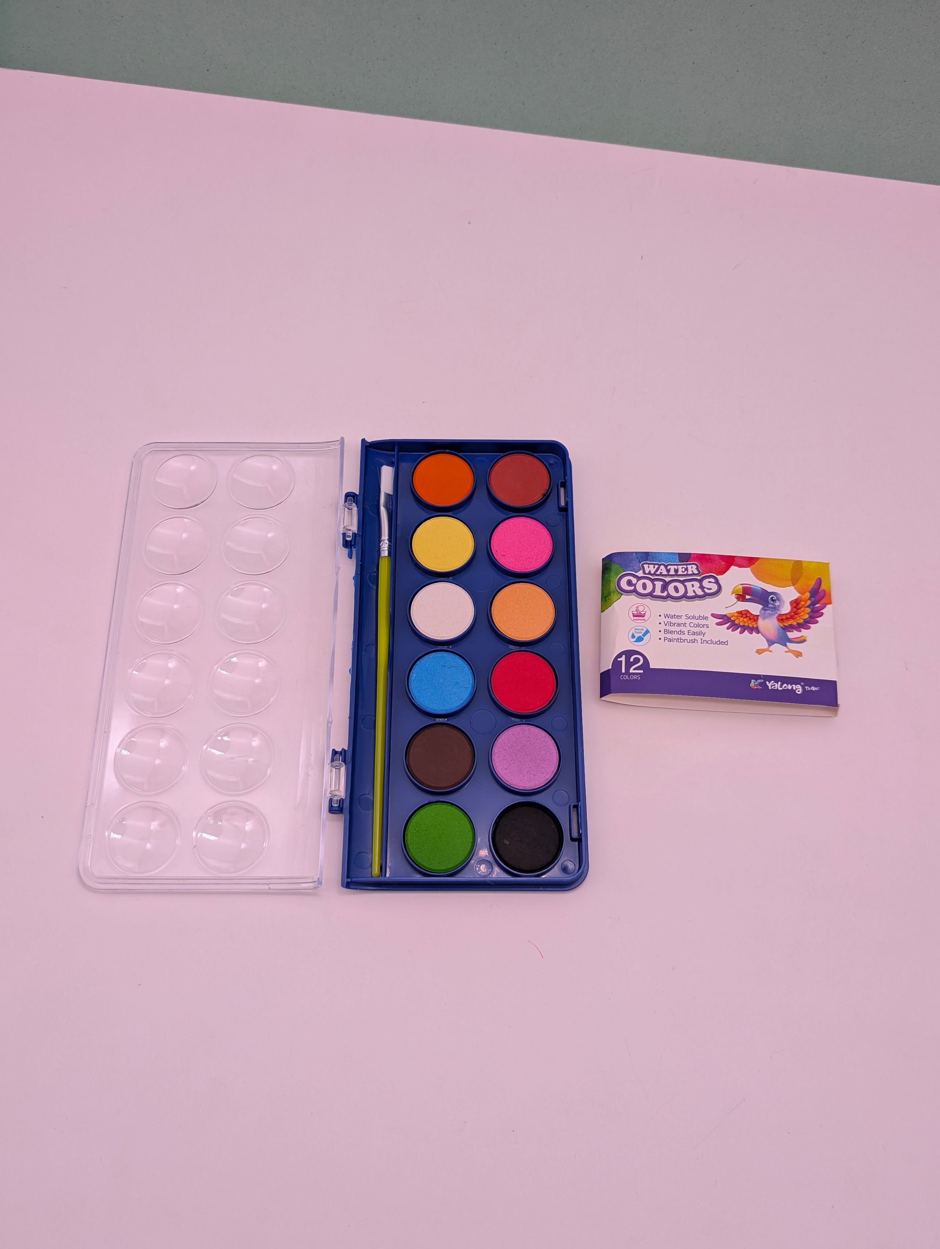 YALONG WATER-COLOUR VIBRANT-COLOUR 12PCS