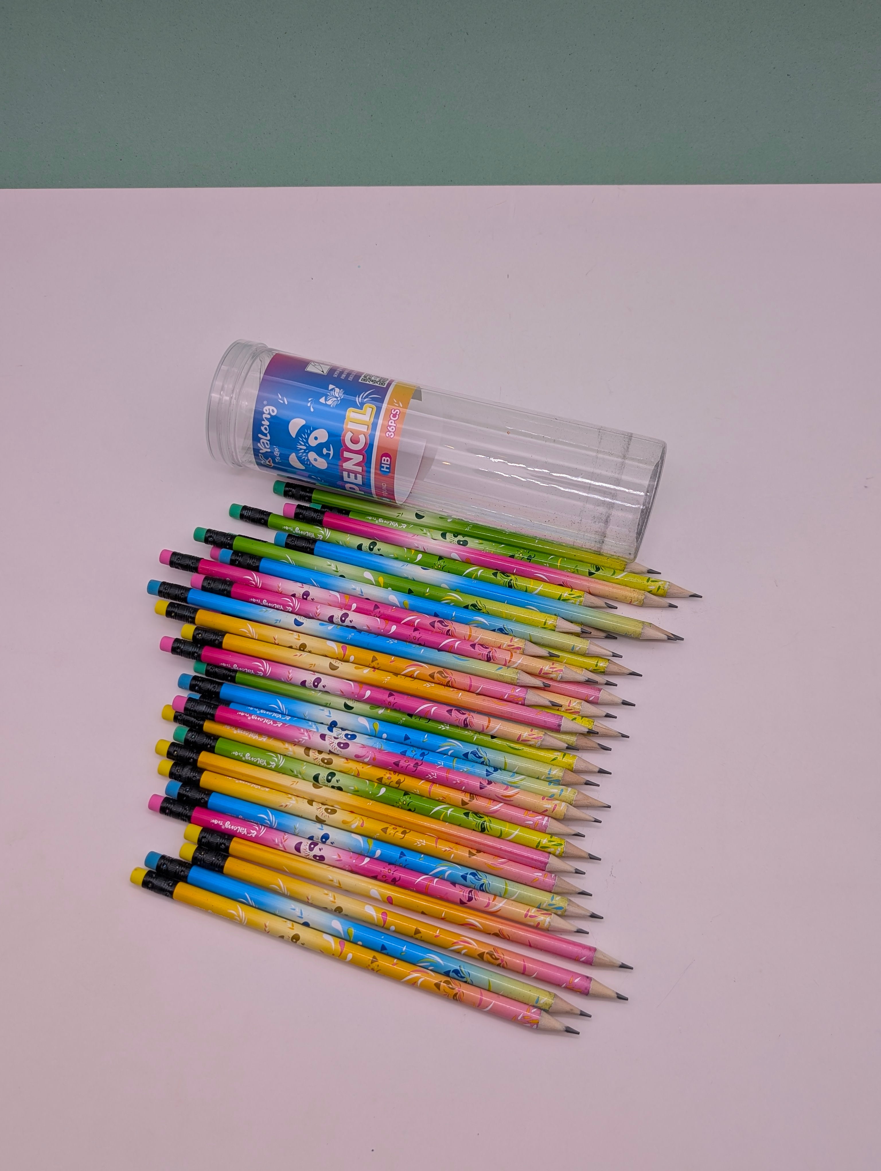 YALONG PANDA HB SERIES PENCIL 36PCS JAR