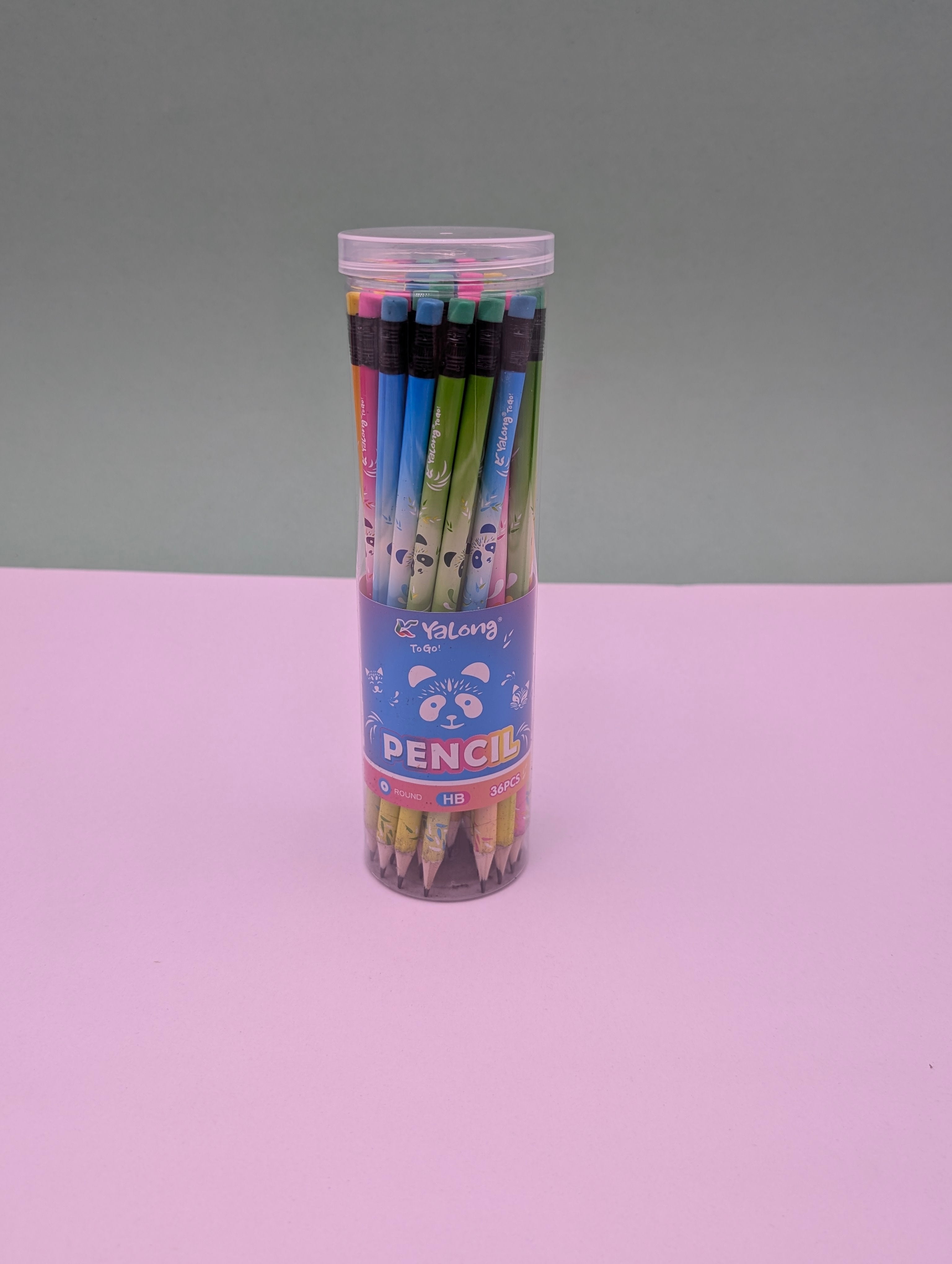 YALONG PANDA HB SERIES PENCIL 36PCS JAR