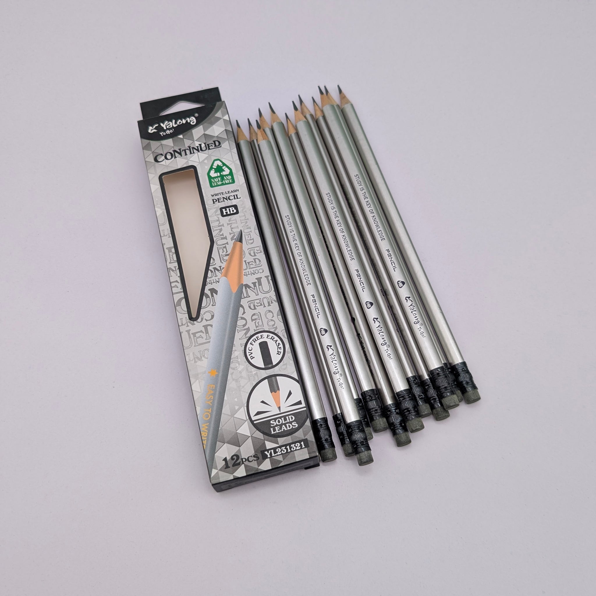 YALONG CONTINUED HB PENCIL 12PCS