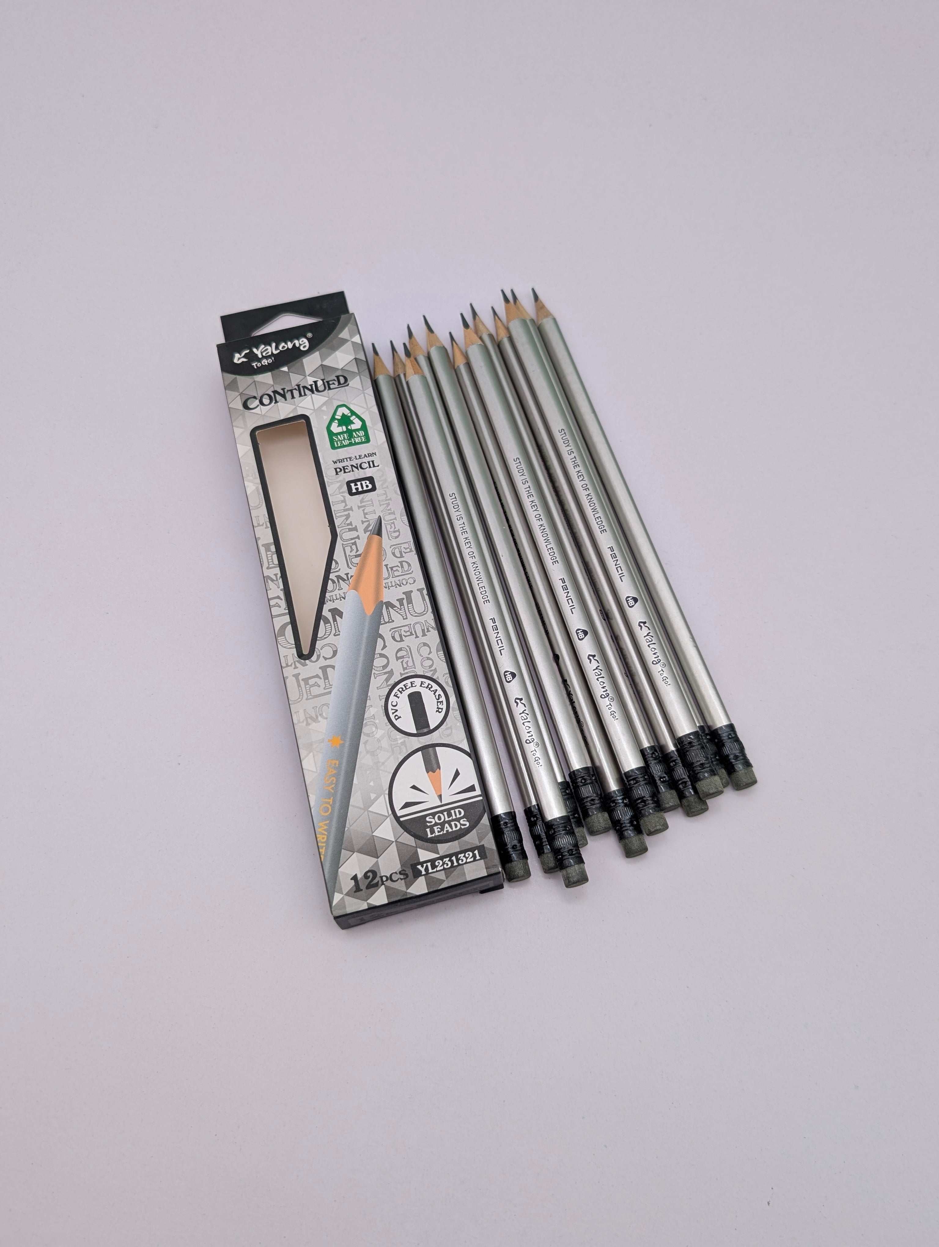 YALONG CONTINUED HB PENCIL 12PCS