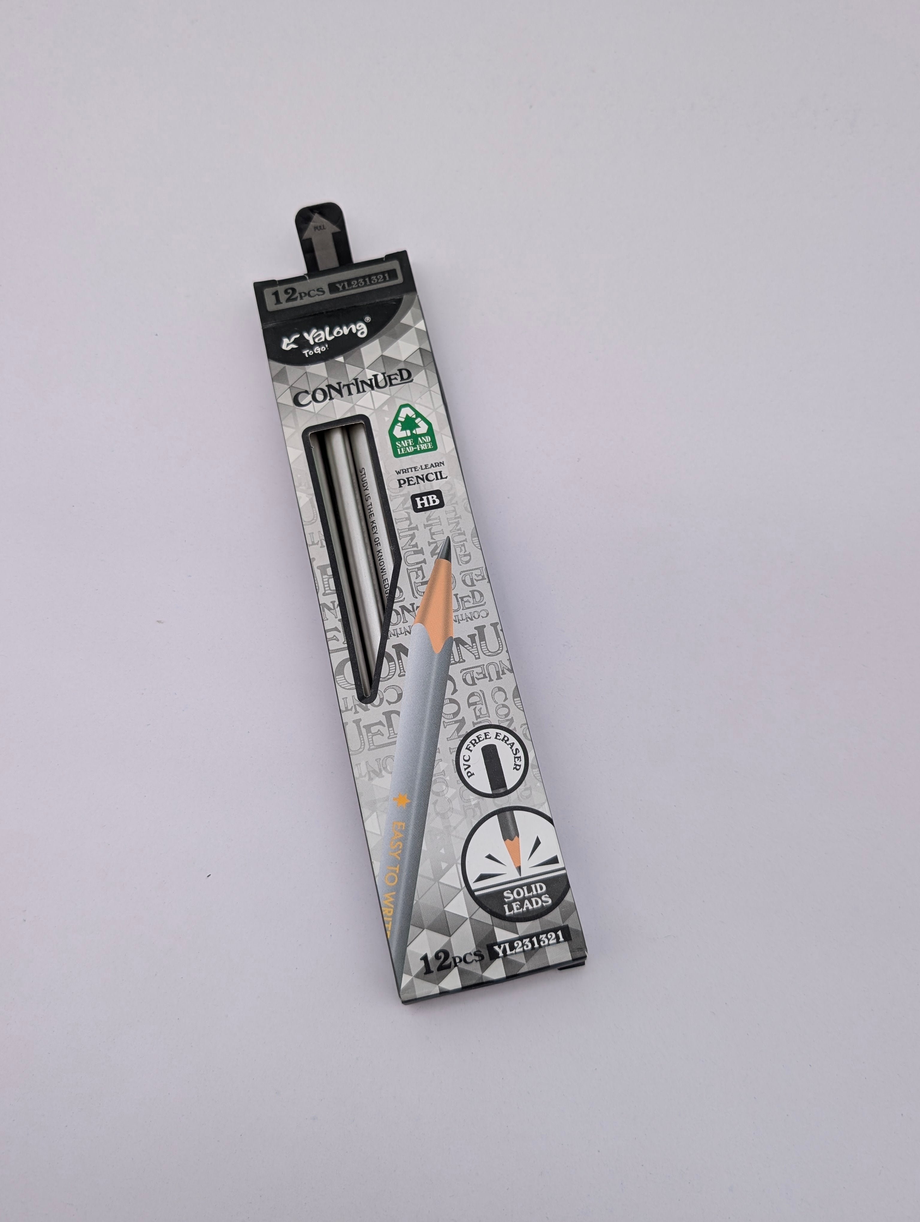 YALONG CONTINUED HB PENCIL 12PCS