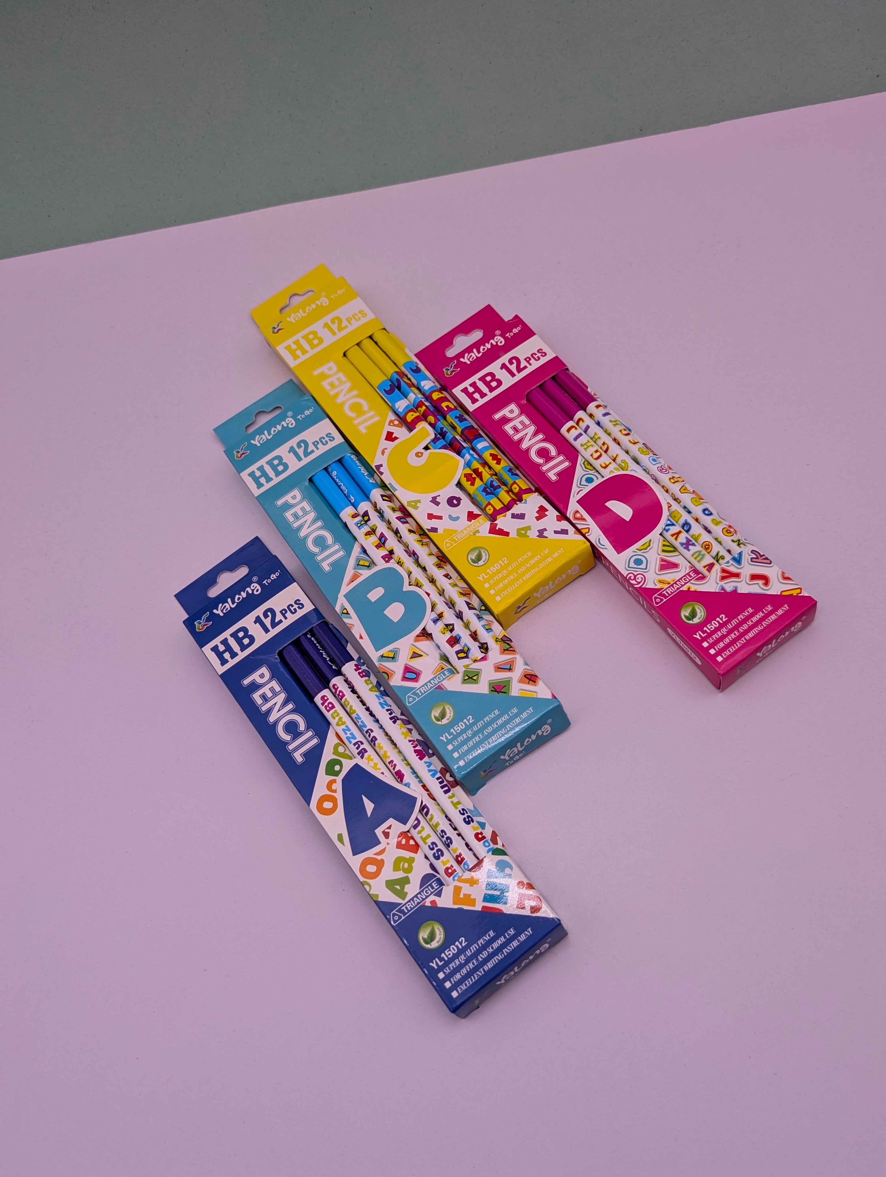YALONG ABCD LEAD PENCIL 12PCS