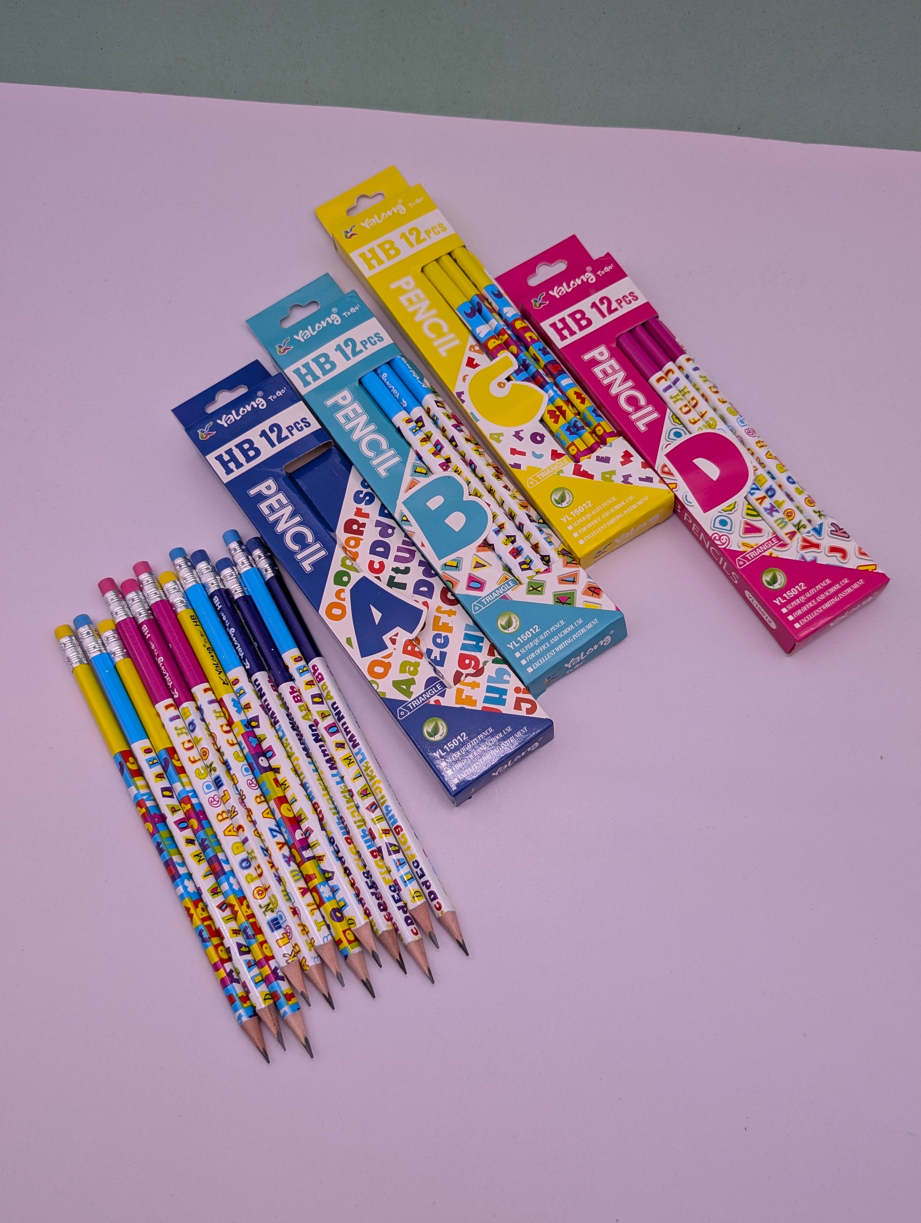 YALONG ABCD LEAD PENCIL 12PCS