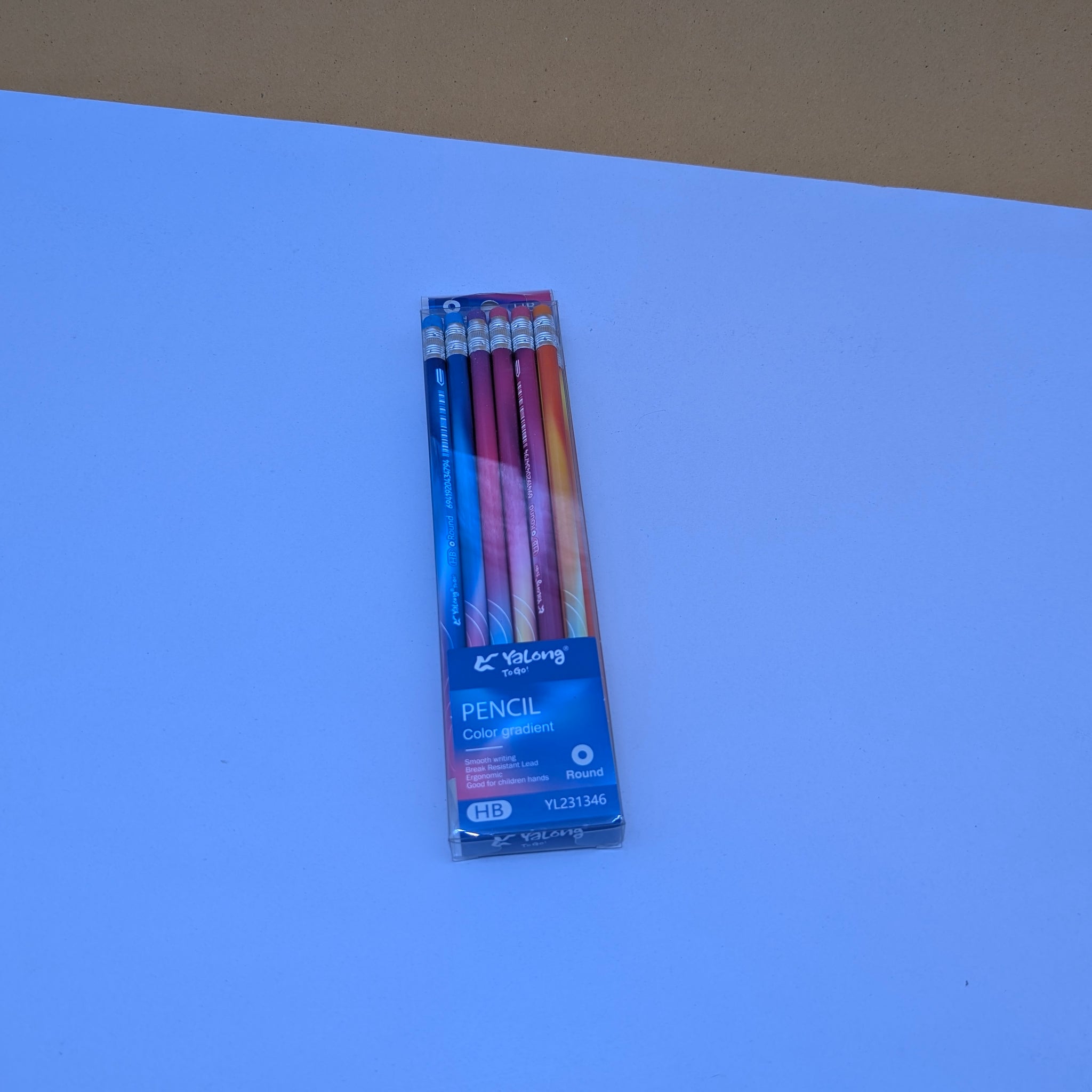 YALONG HB COLOUERED LEAD PENCIL 12PCS