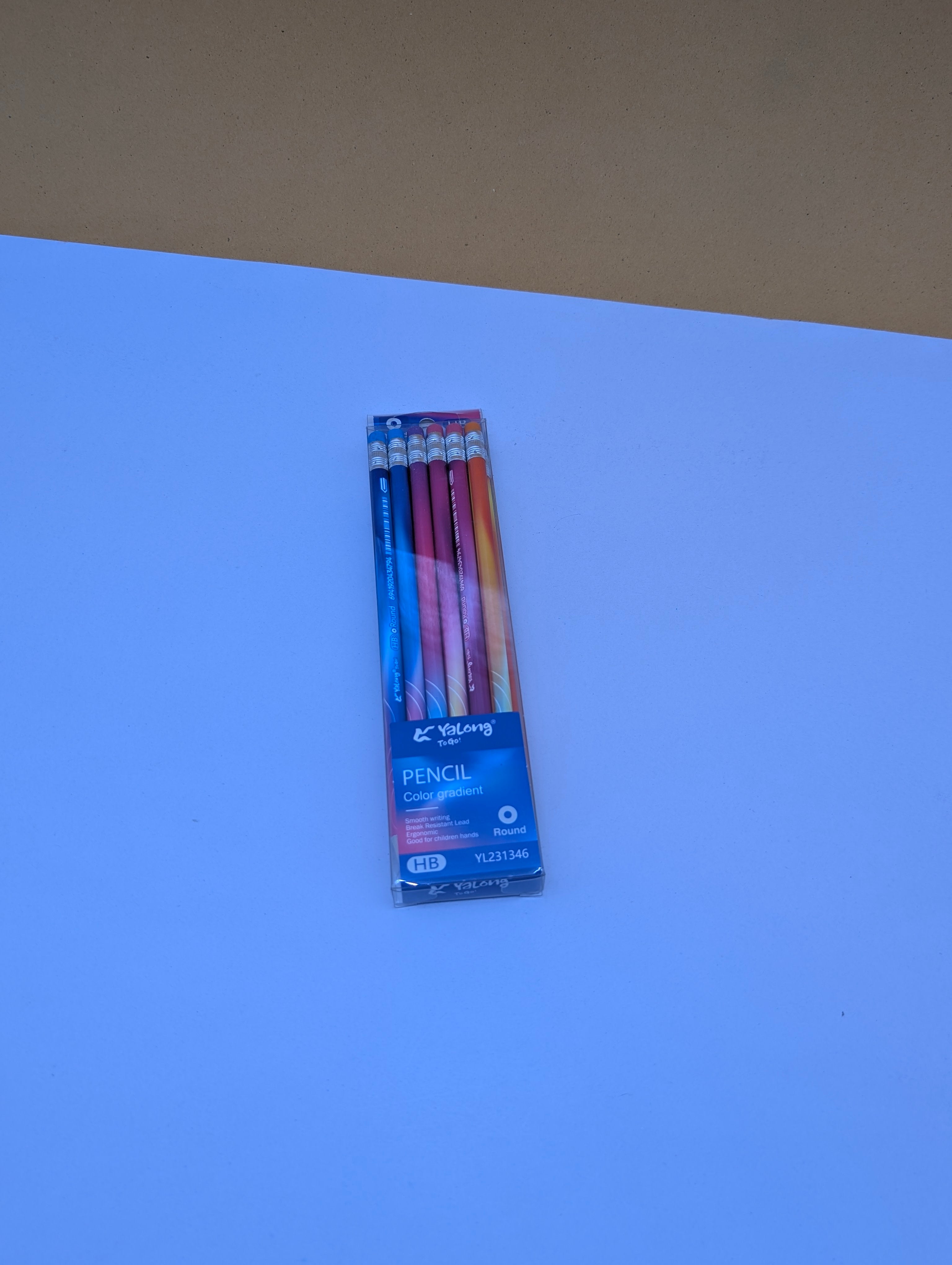 YALONG HB COLOUERED LEAD PENCIL 12PCS