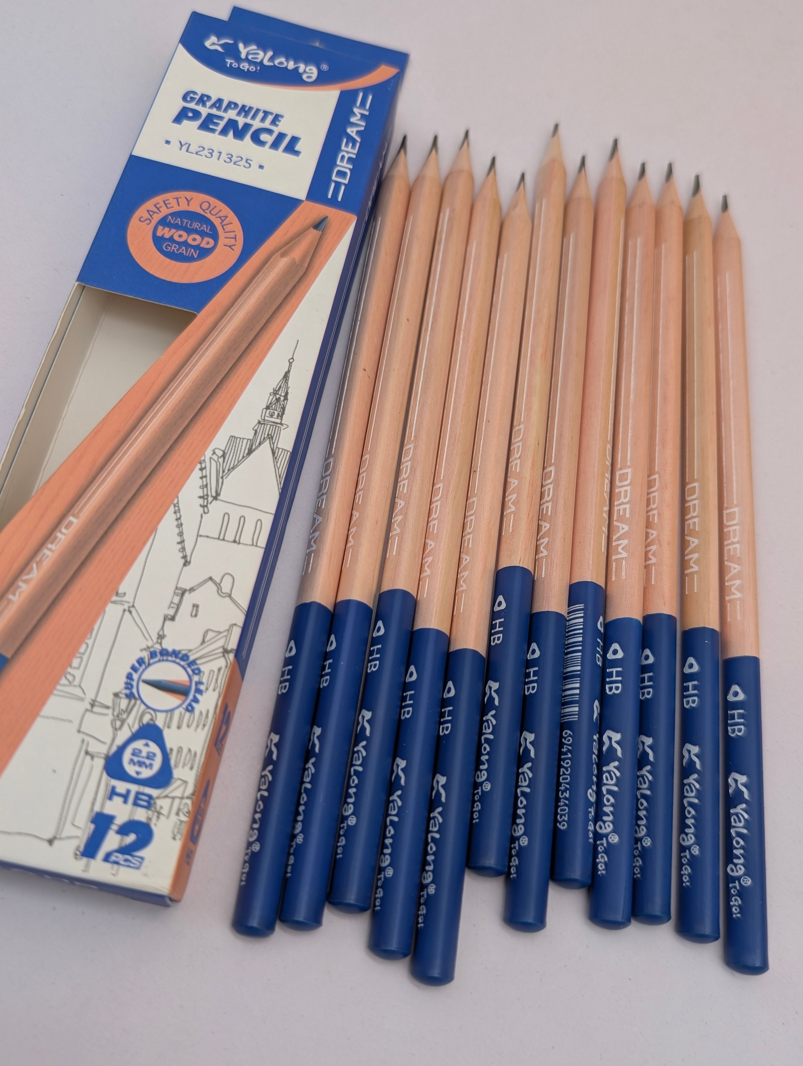 YALONG GRAPHITE LEAD PENCIL 12PCS