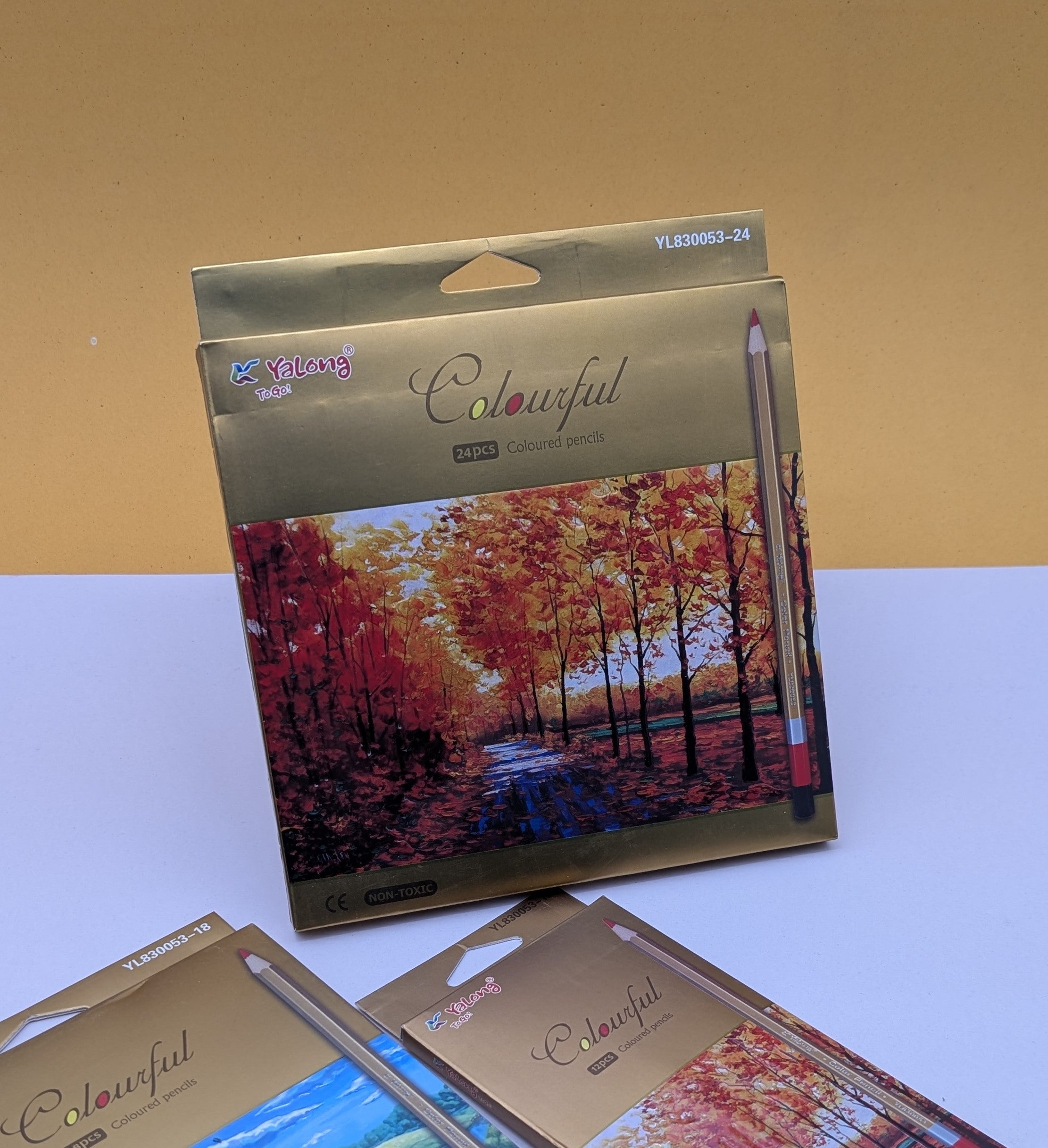 YALONG COLOUR PENCIL 12/18/24 COLOURS